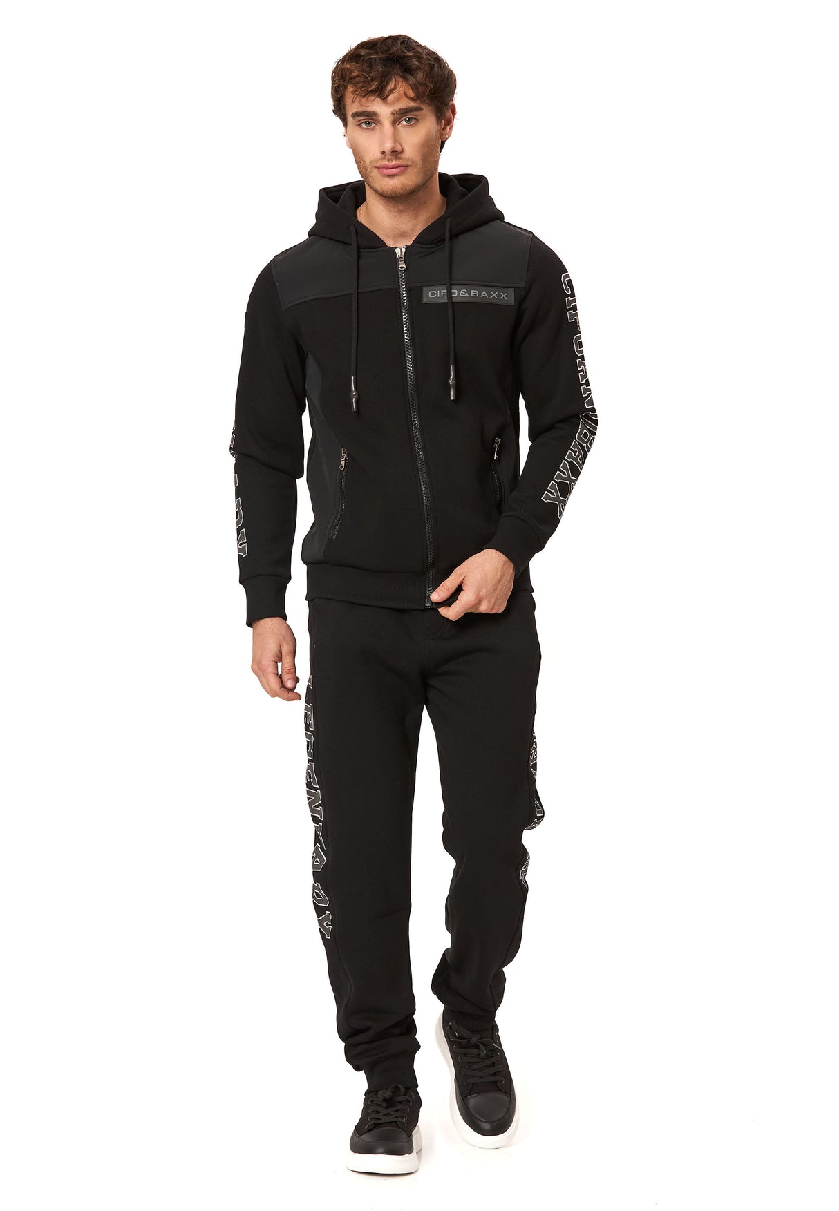 CLR164 Herren Jogginganzug – Sportlicher Trainingsanzug mit Hoodie & Jogger