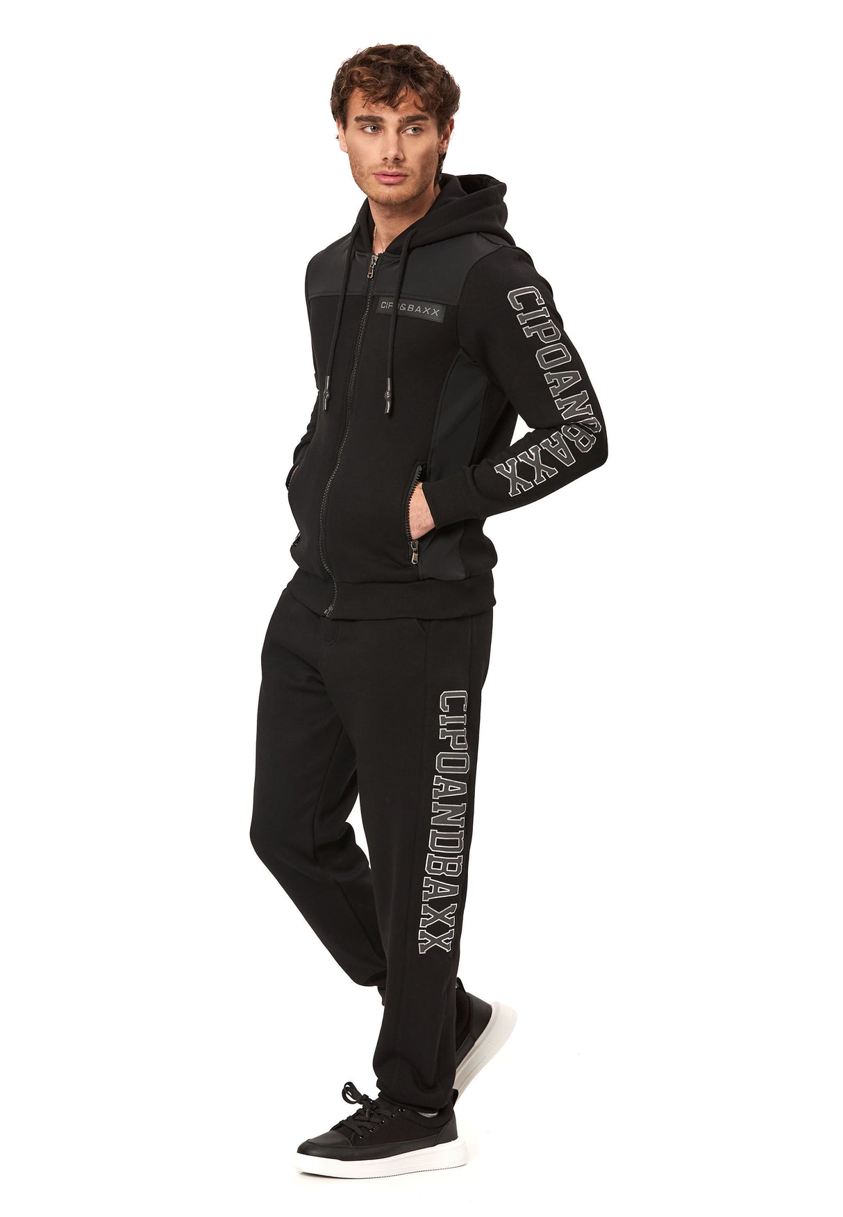 CLR164 Herren Jogginganzug – Sportlicher Trainingsanzug mit Hoodie & Jogger