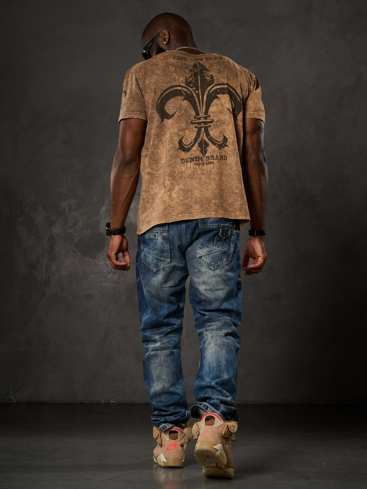 CD328 Herren bequeme Jeans in Regular Fit