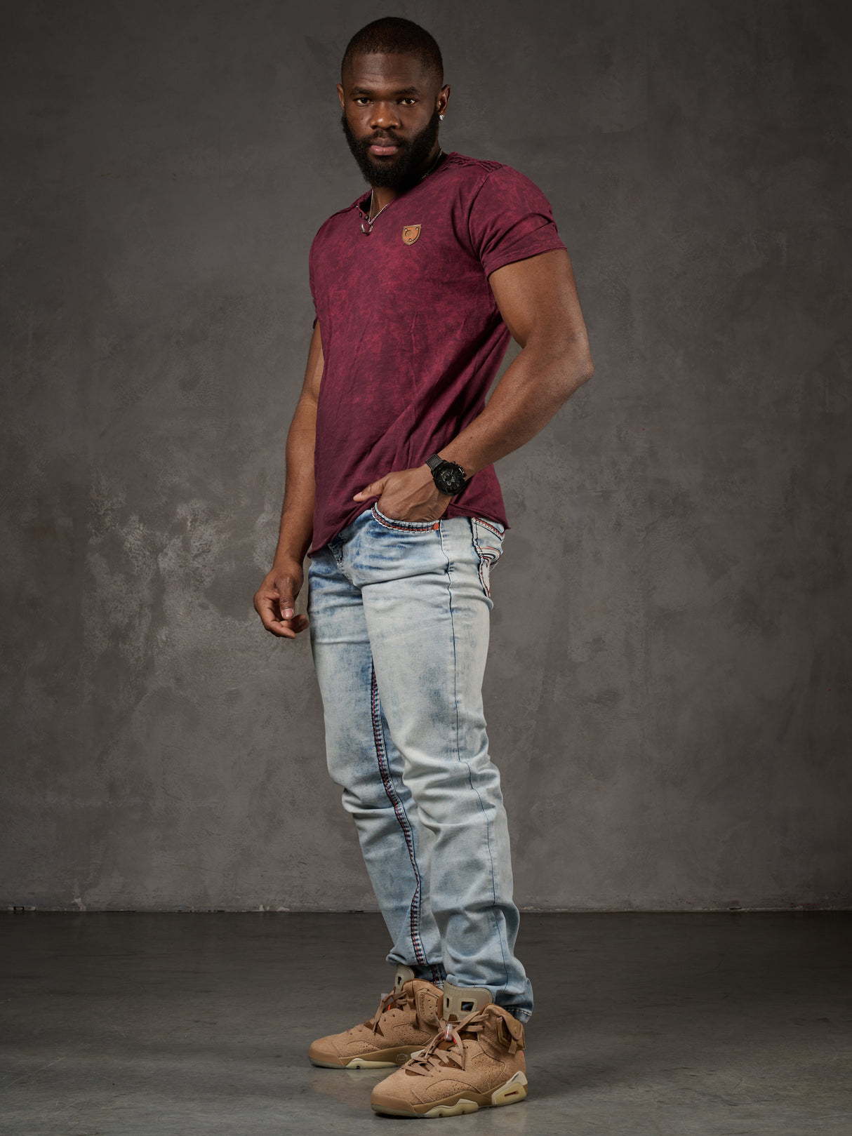 CD892 Herren Jeans - Hellblau, Straight Fit