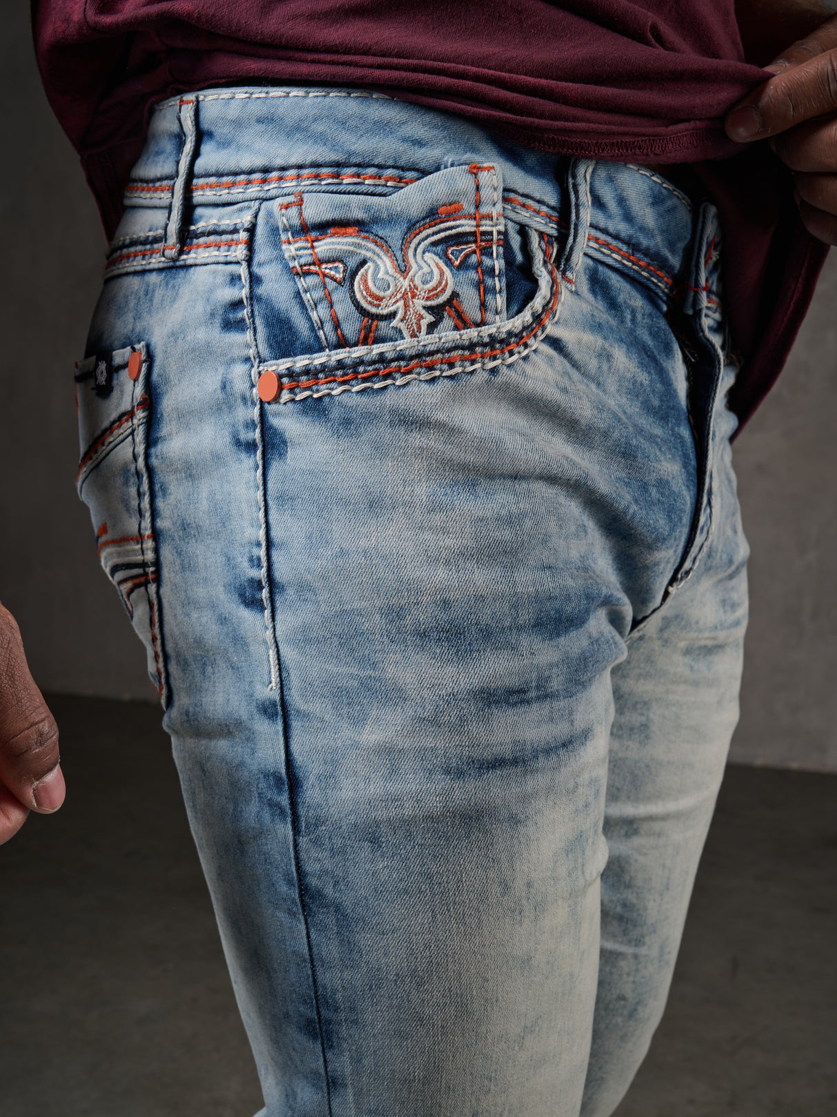 CD892 Herren Jeans - Hellblau, Straight Fit