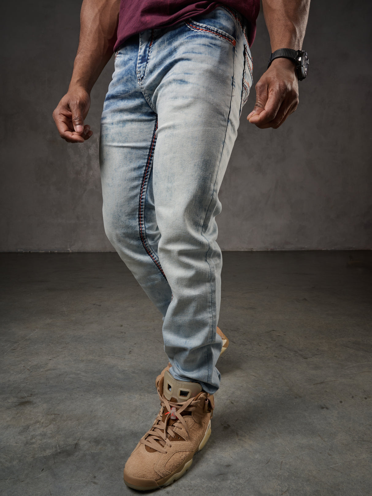 CD892 Herren Jeans - Hellblau, Straight Fit