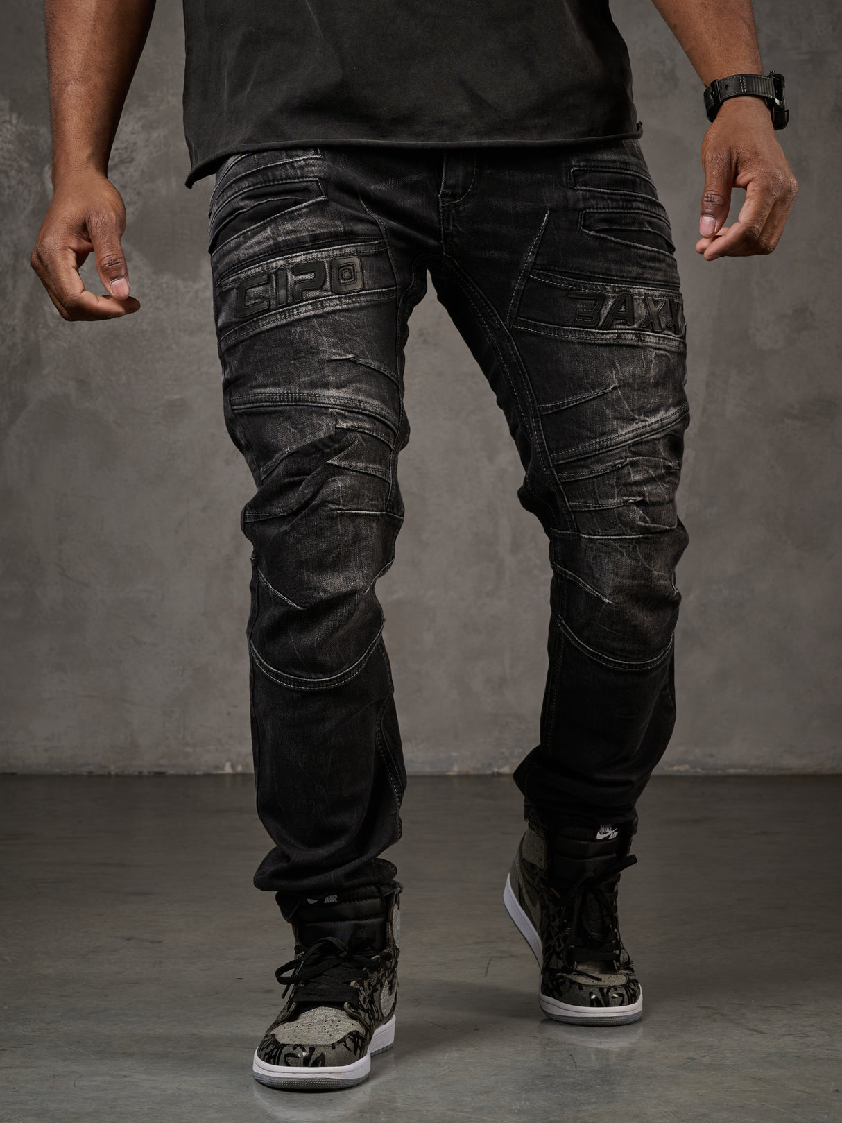 CD491 spodnie slim-fit
