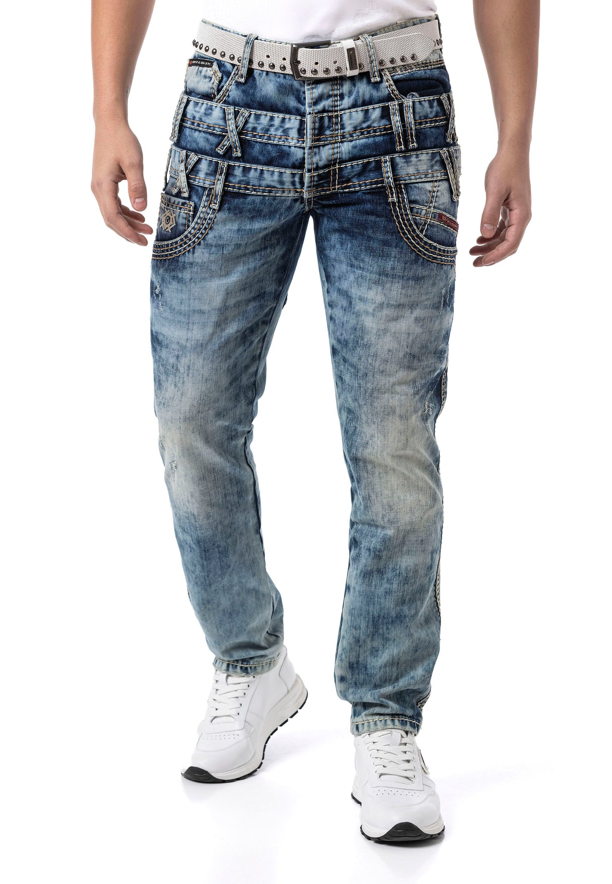 CD910 Herren Jeans – Straight Fit aus 100 % Baumwolle