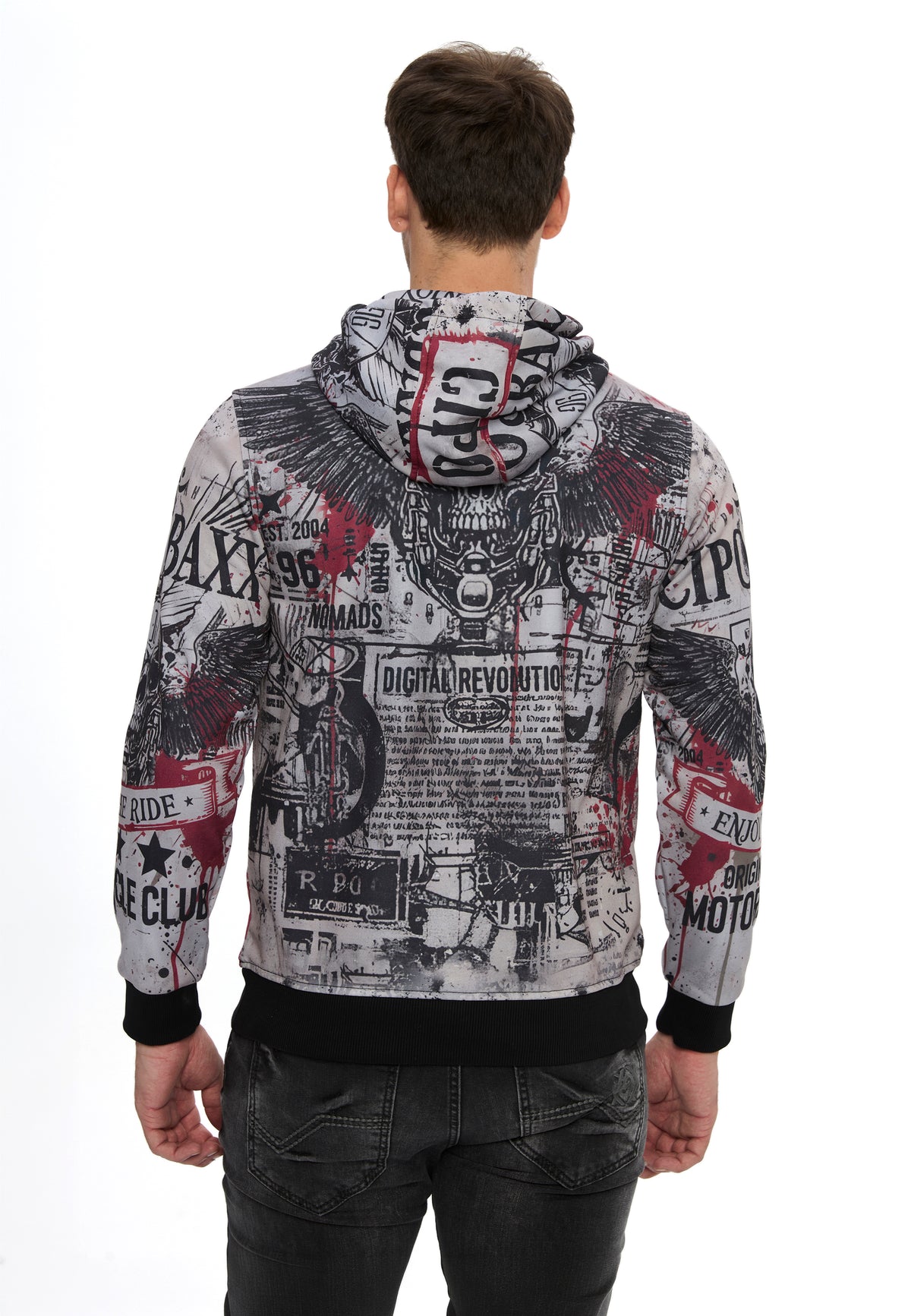 CL614 SUDADERA CON CAPUCHA PARA HOMBRE