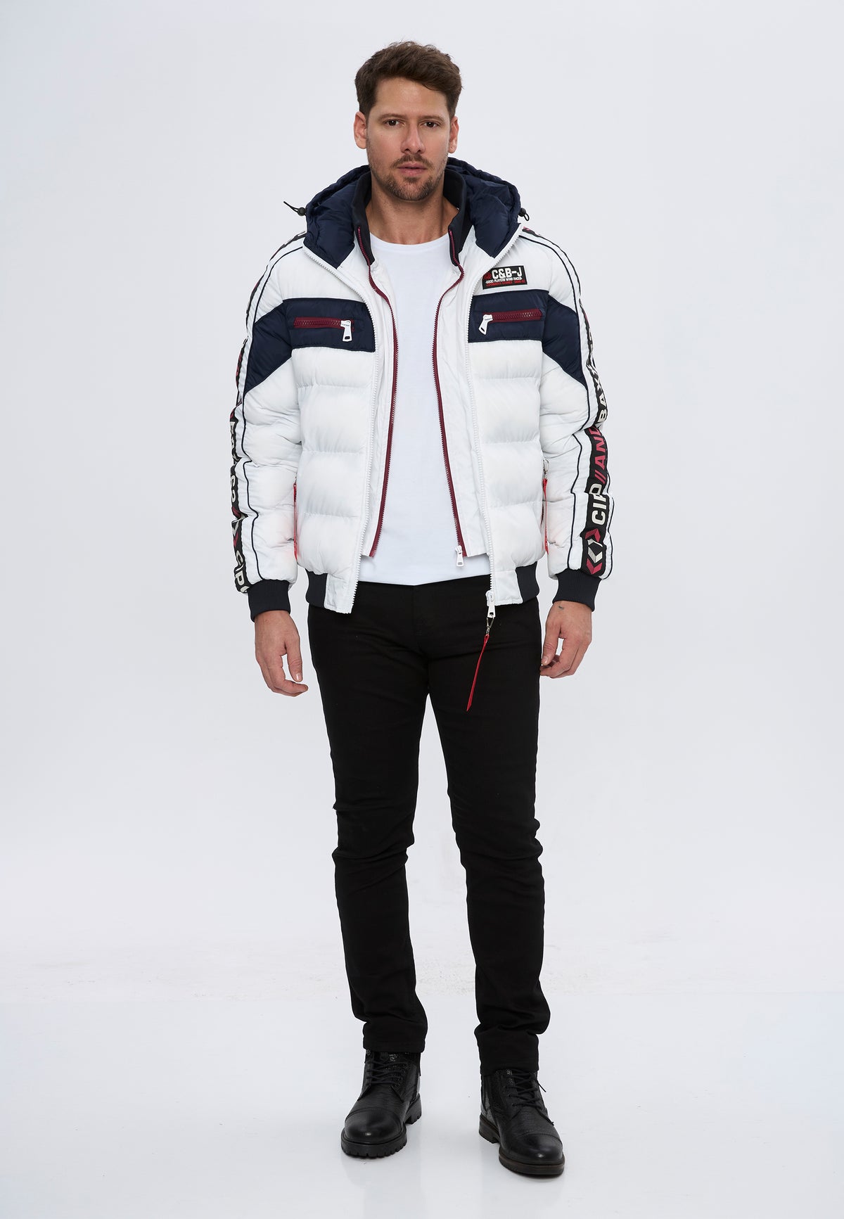 CM226 Herren Winterjacke mit Doppelreißverschluss – Funktional, stylisch & wetterfest