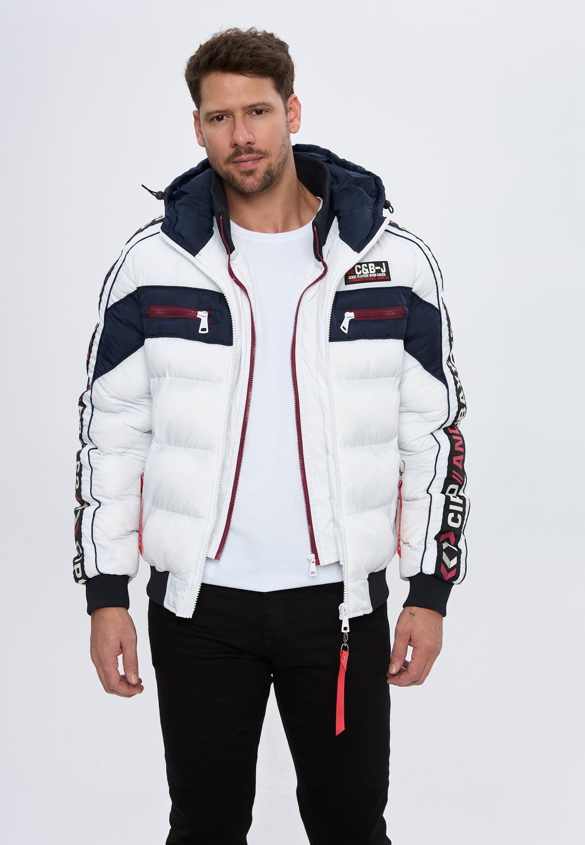 CM226 Herren Winterjacke mit Doppelreißverschluss – Funktional, stylisch & wetterfest