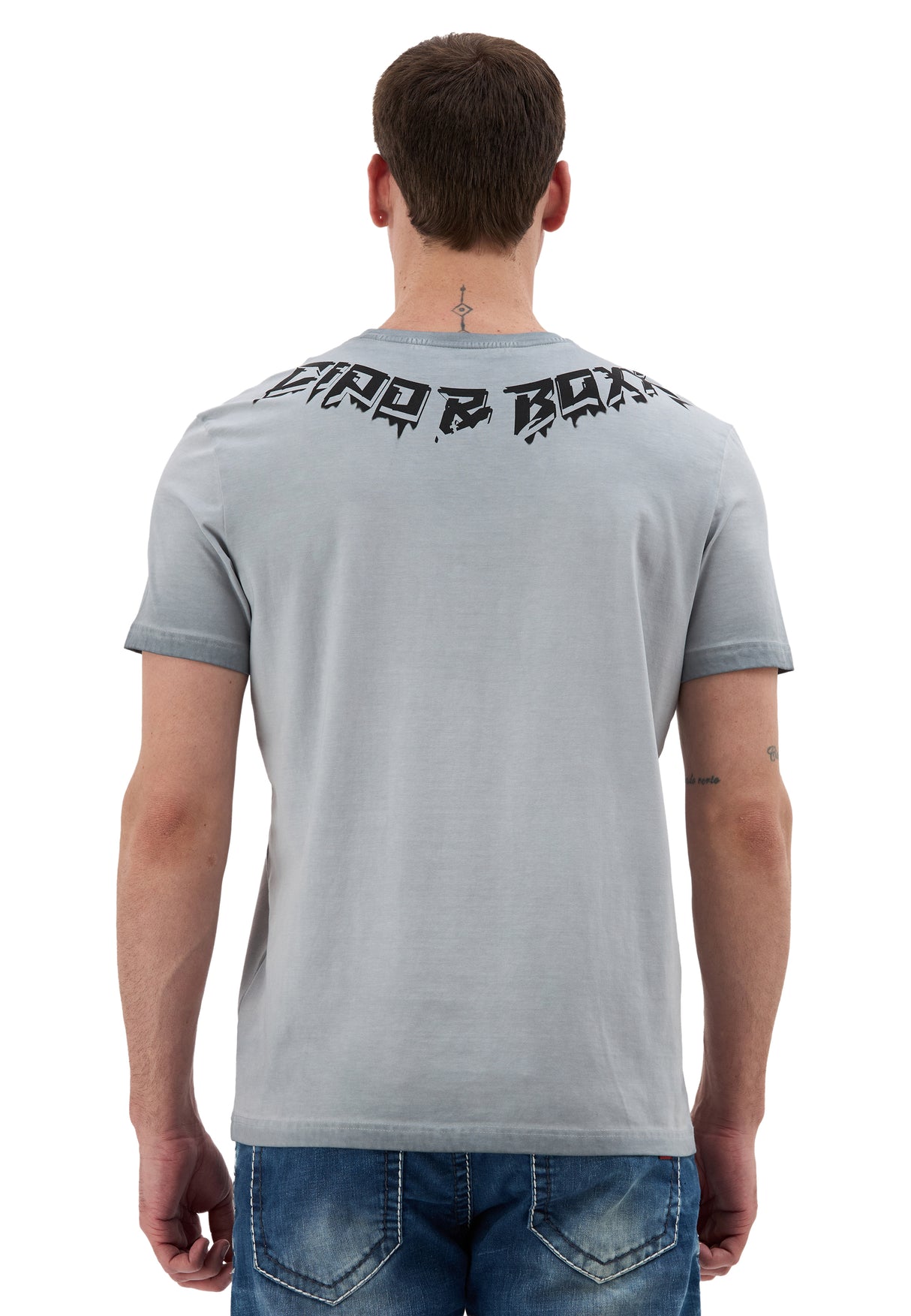 CT838 Camiseta de Hombre – Estampado Motorcycle