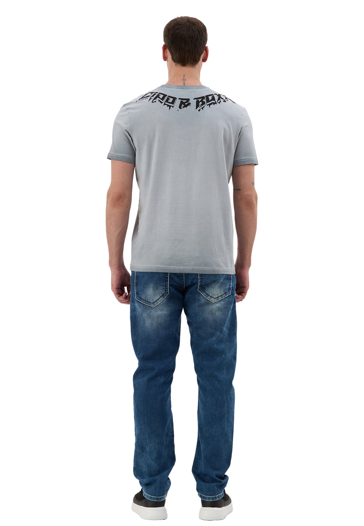 CT838 Camiseta de Hombre – Estampado Motorcycle
