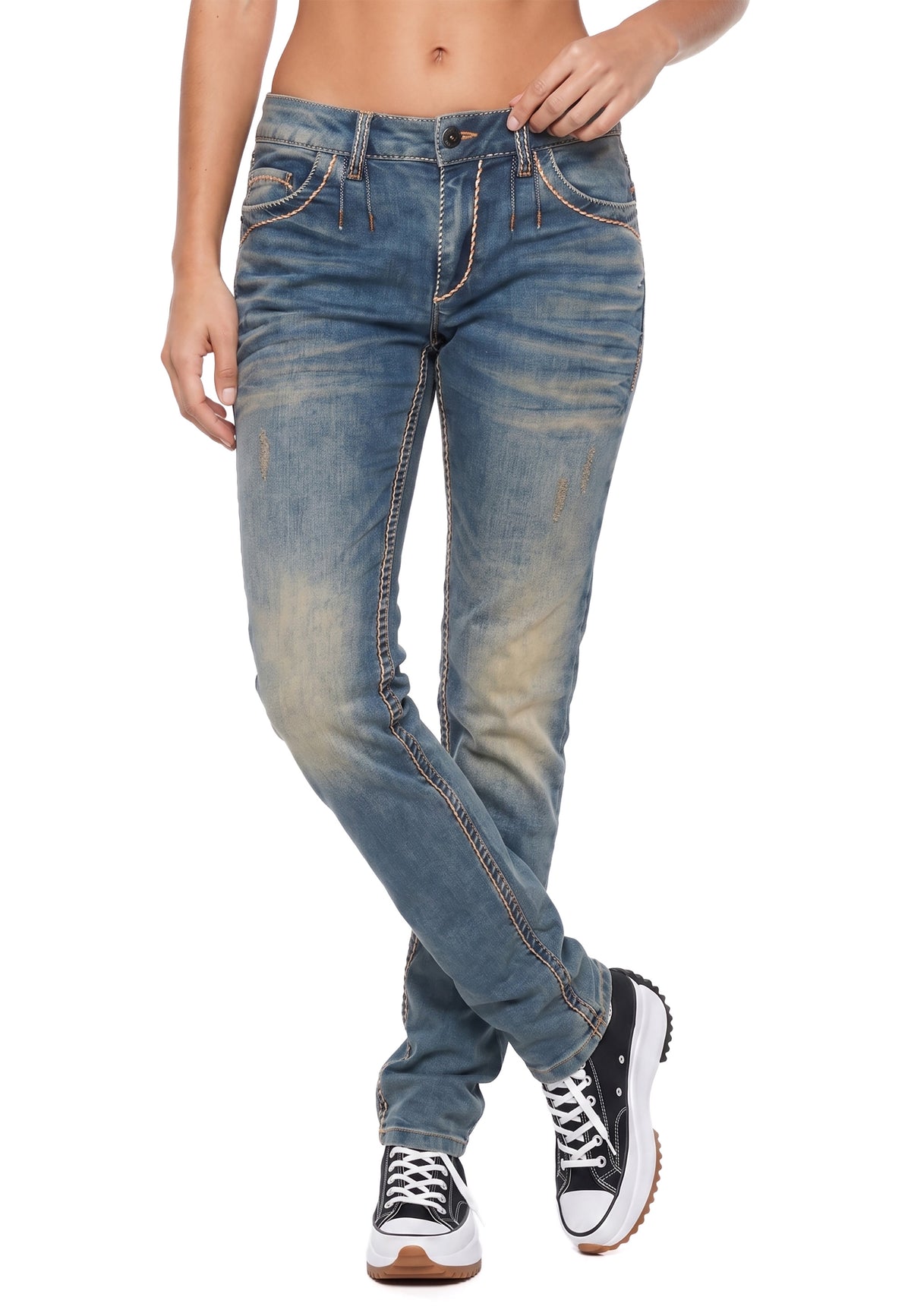 WD556 WOMEN'S JEANS