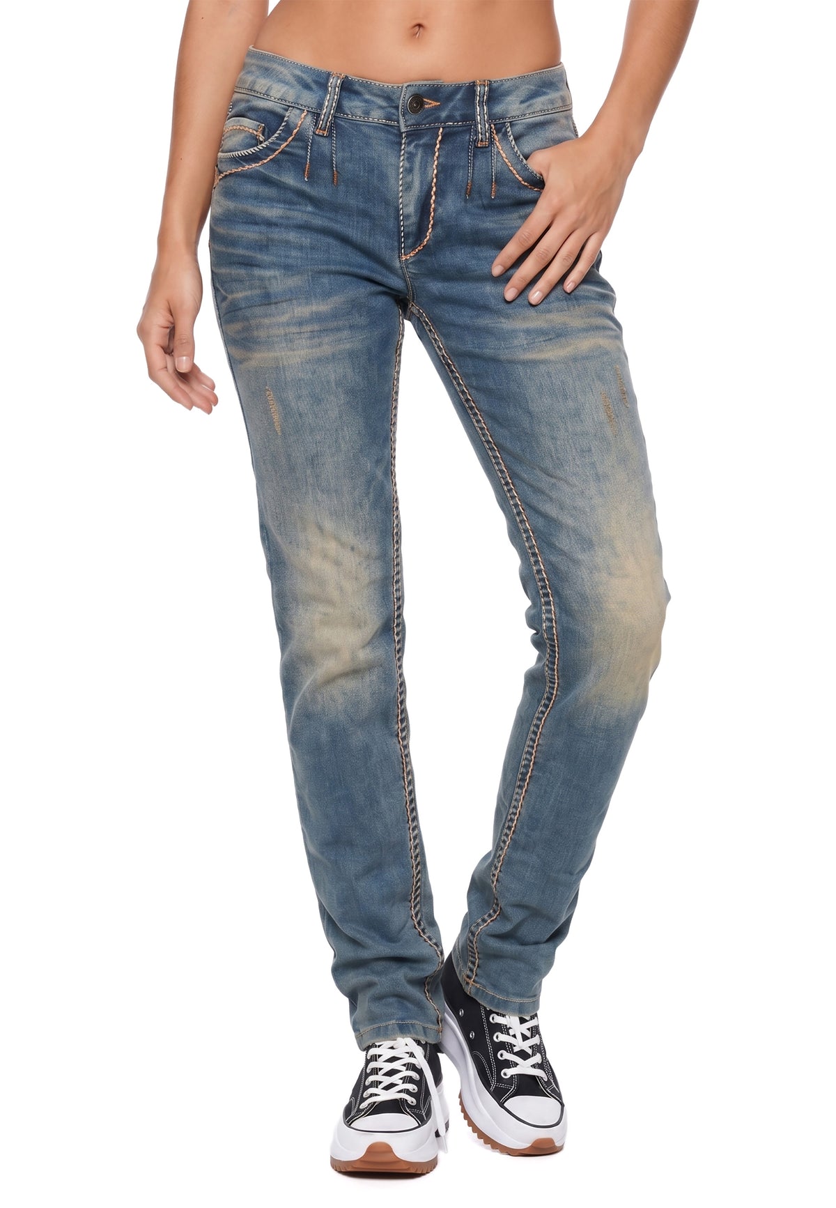 WD556 WOMEN'S JEANS