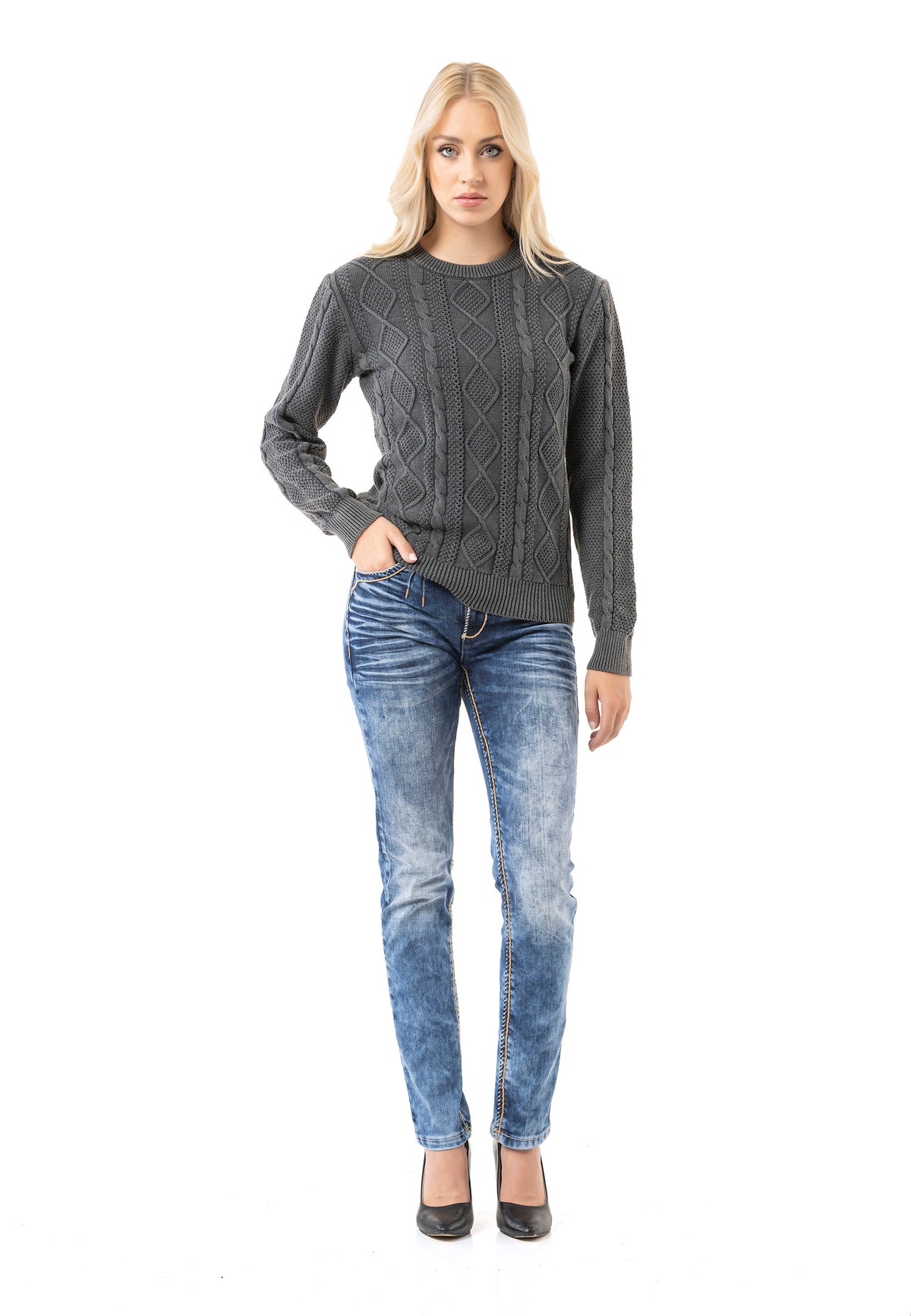 WD556 WOMEN'S JEANS