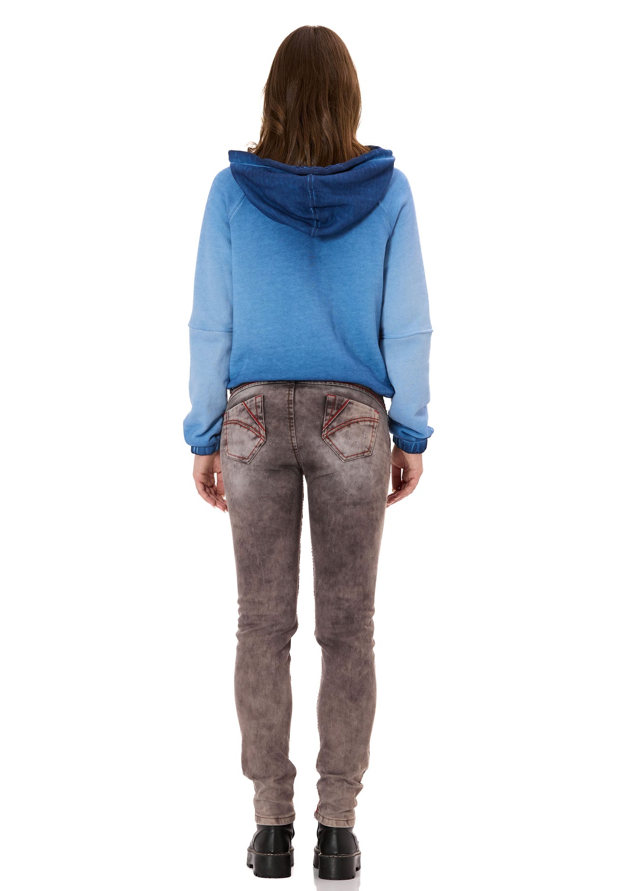 WL373 Sudadera Mujer – Diseño Media Cremallera