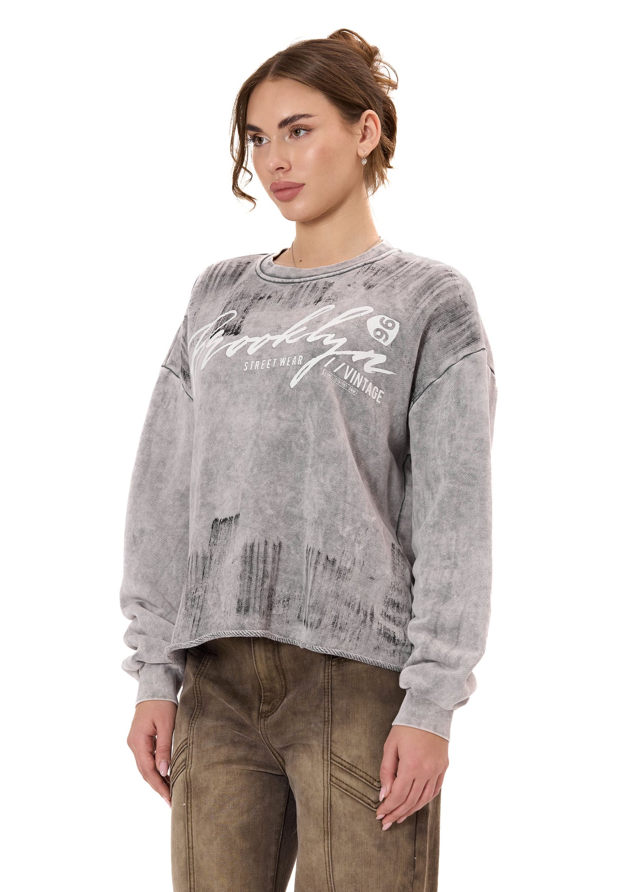 WL375 Sweatshirt Femme – Style Streetwear Brush