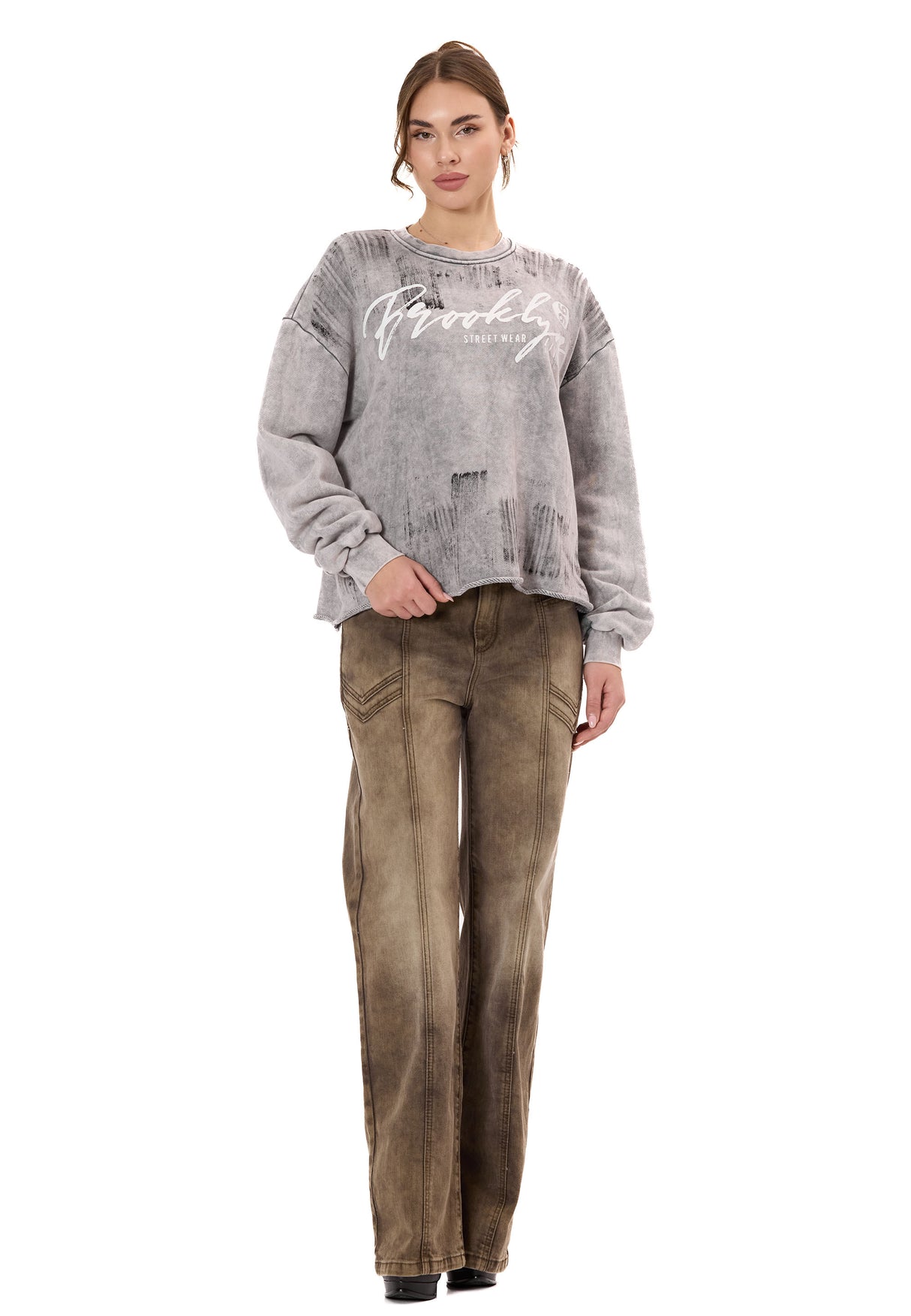 WL375 Sweatshirt Femme – Style Streetwear Brush