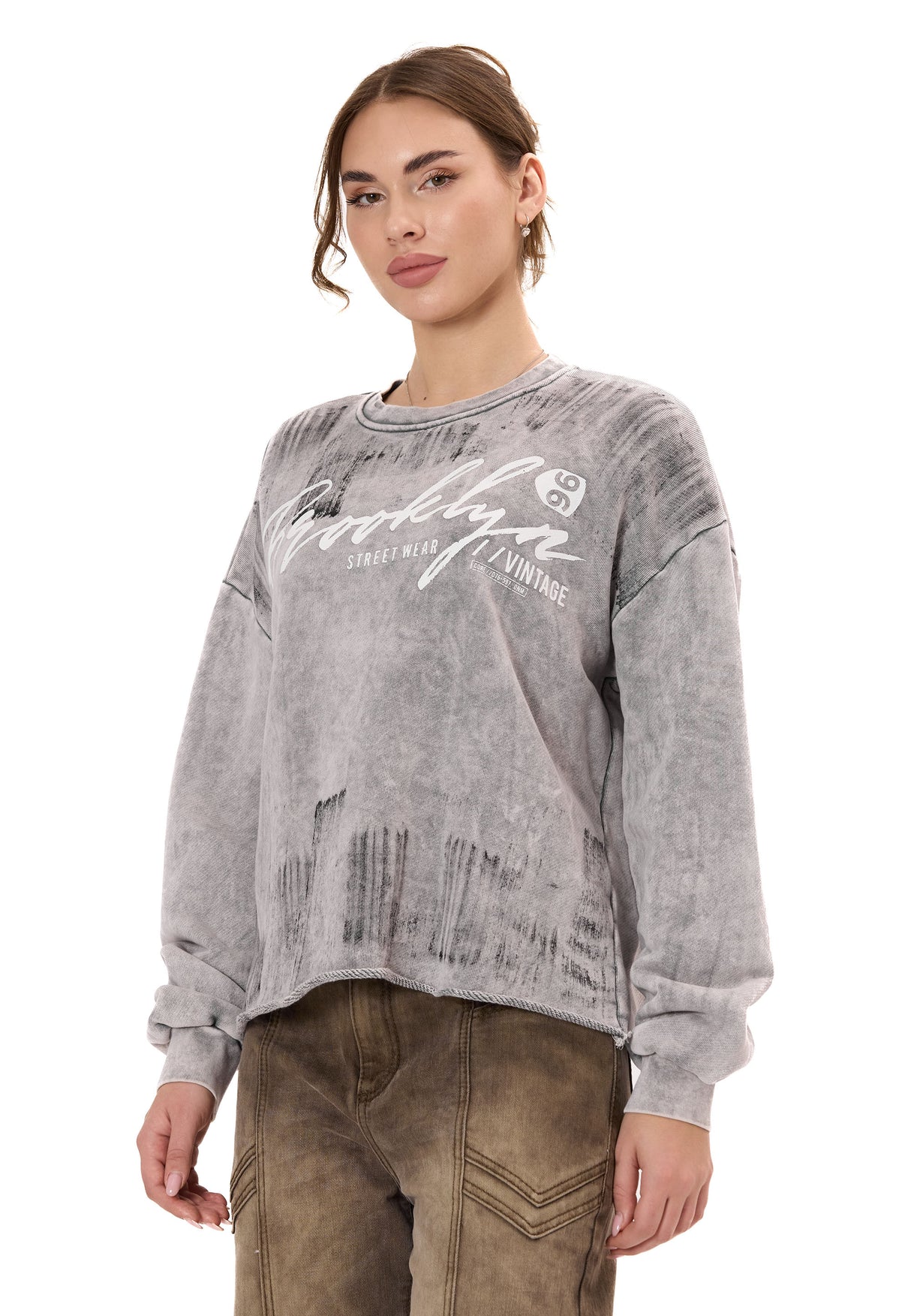 WL375 Sweatshirt Femme – Style Streetwear Brush
