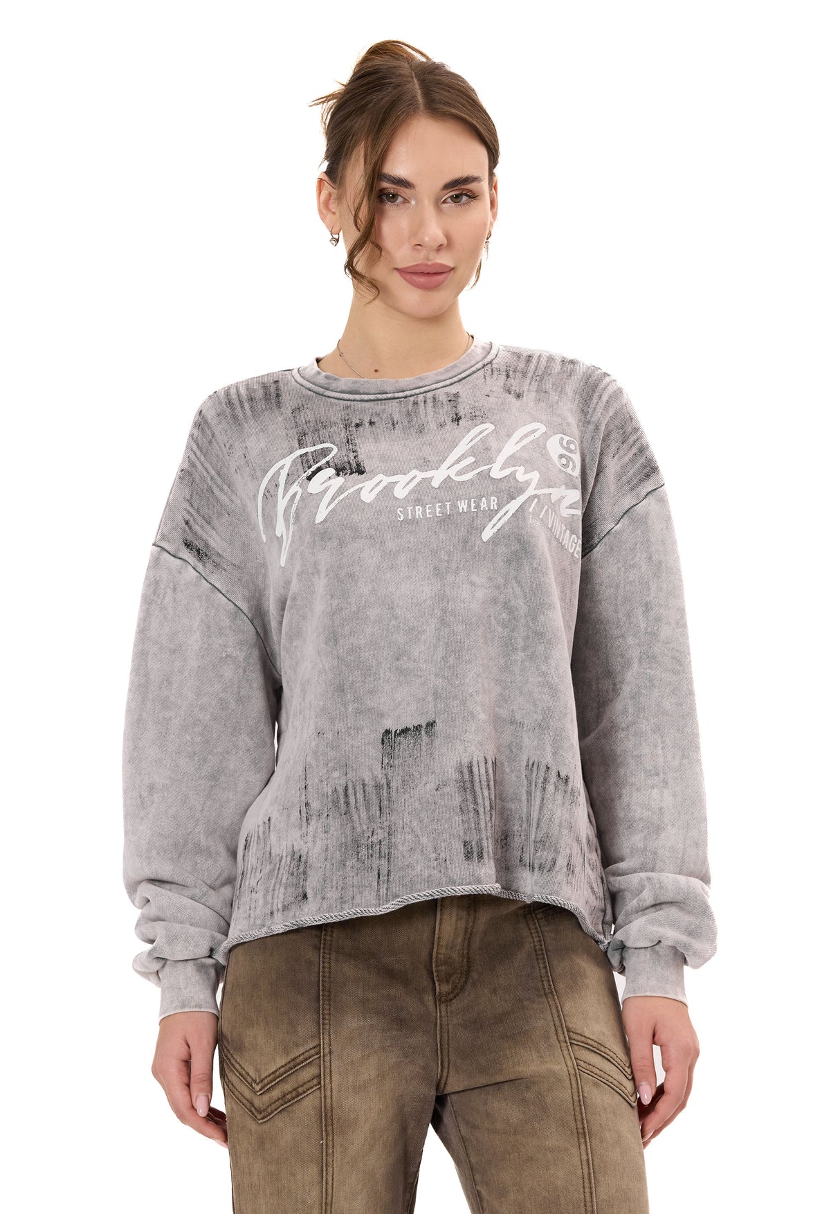 WL375 Sweatshirt Femme – Style Streetwear Brush