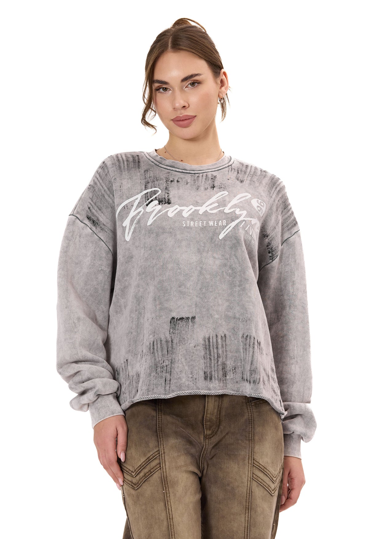WL375 Sweatshirt Femme – Style Streetwear Brush