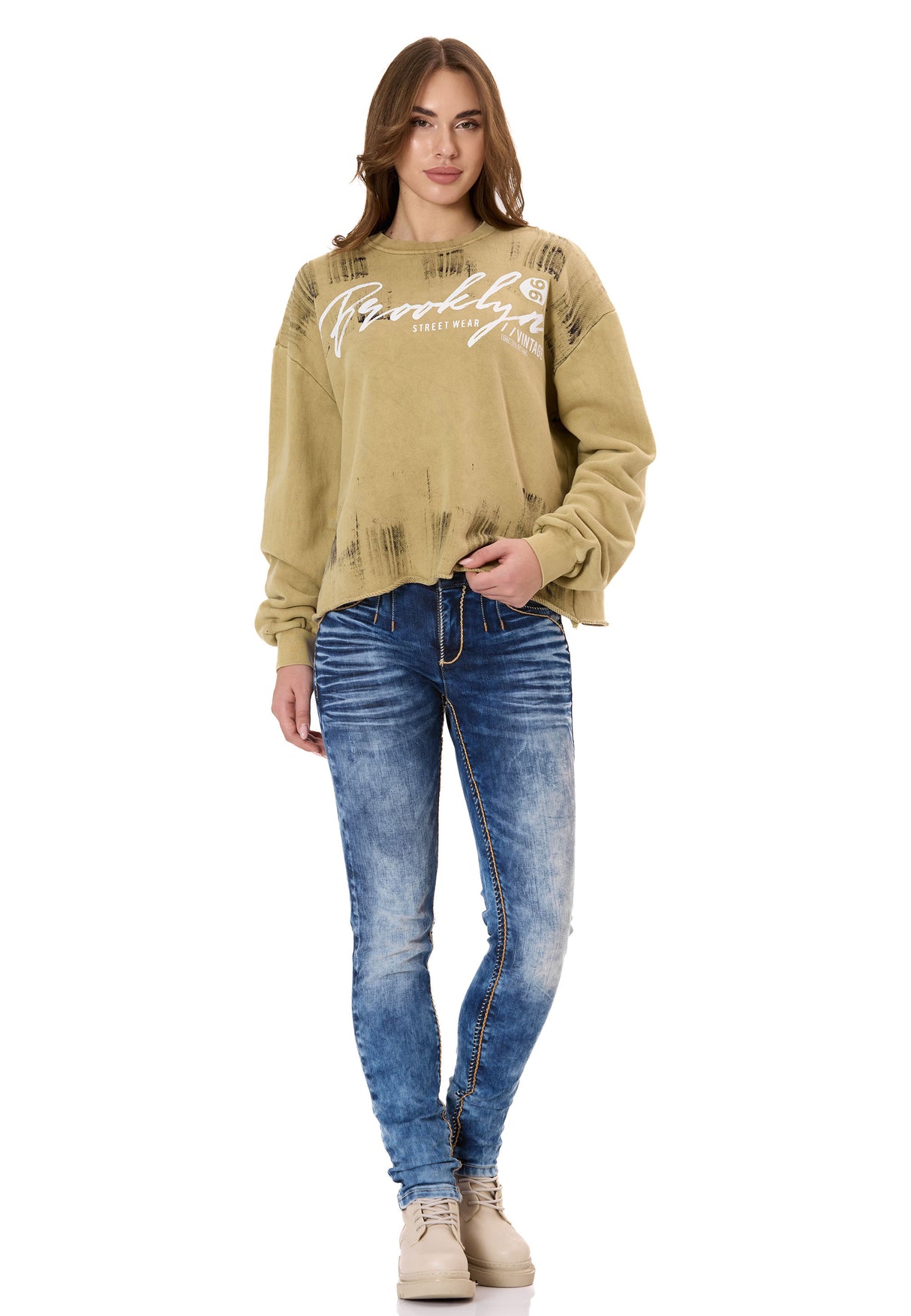 WL375 Sweatshirt Femme – Style Streetwear Brush