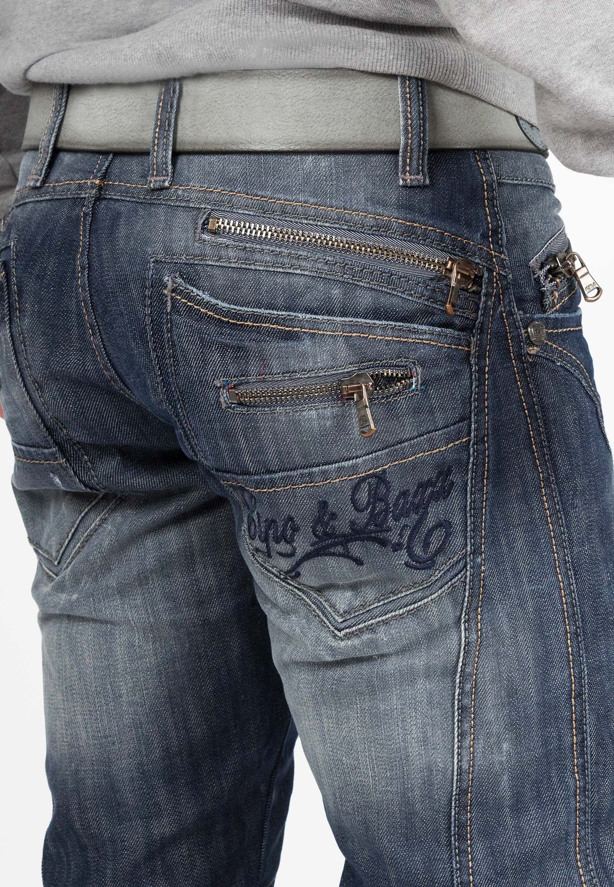 C-0751 jeansy męskie proste