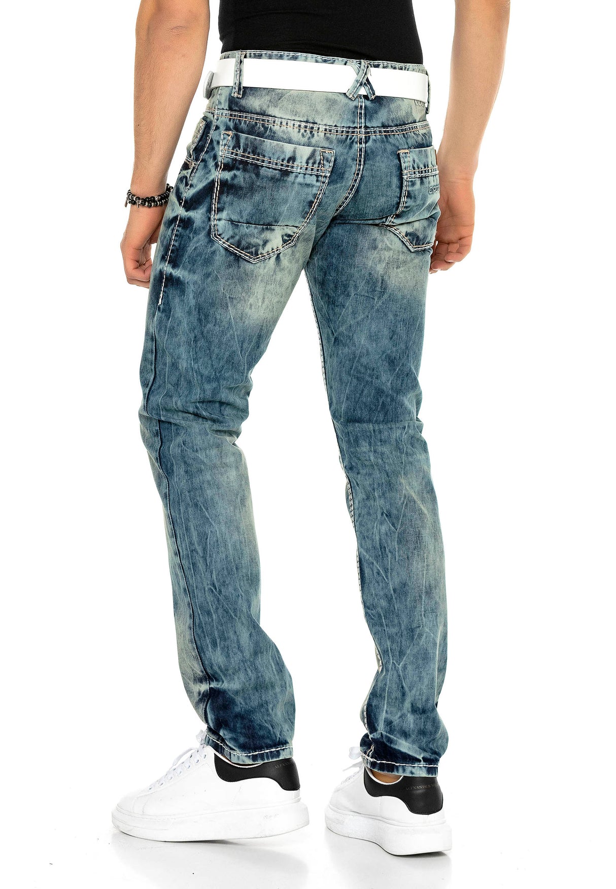 C-1149 męskie jeansy proste