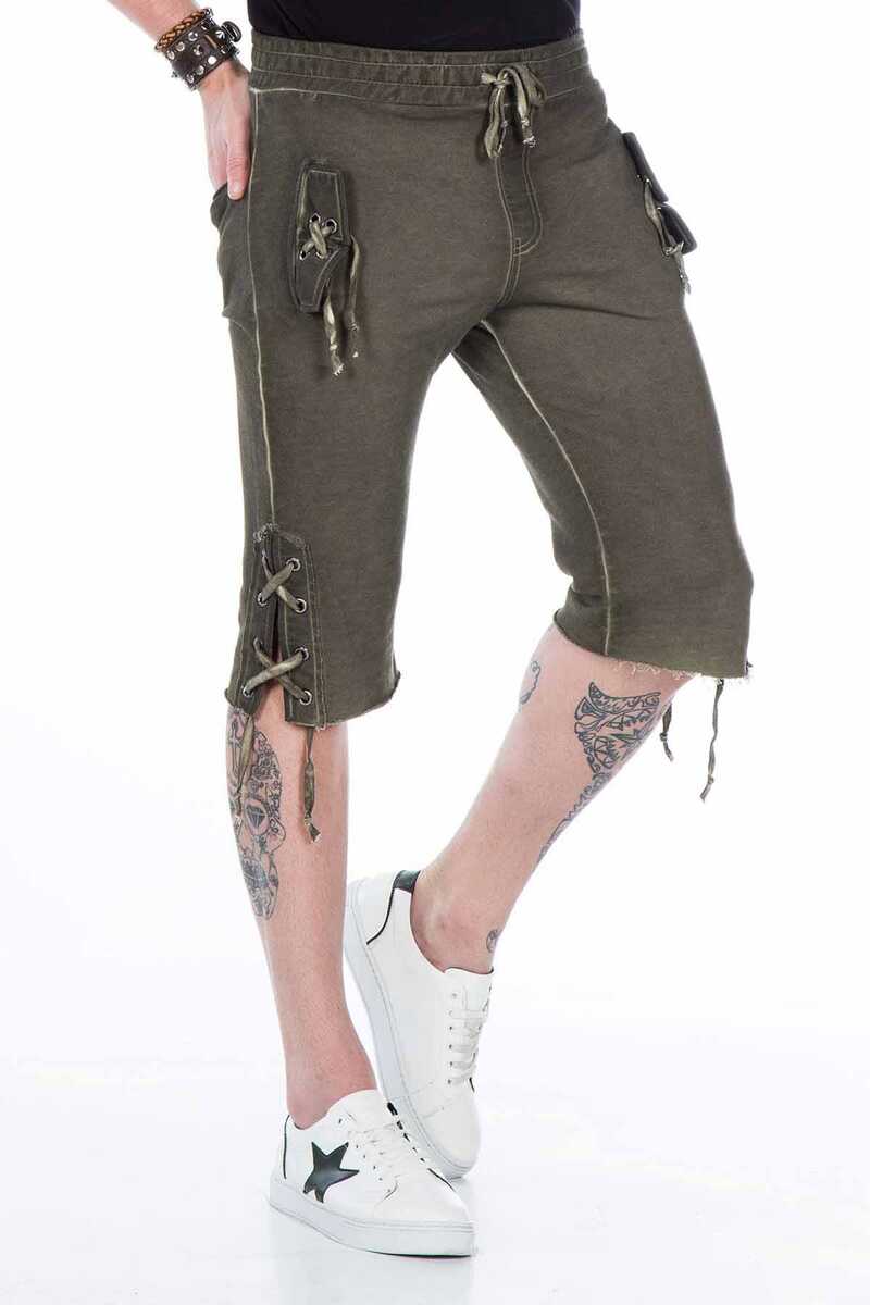 CK168 szorty męskie dresowe w kostiumowym stylu