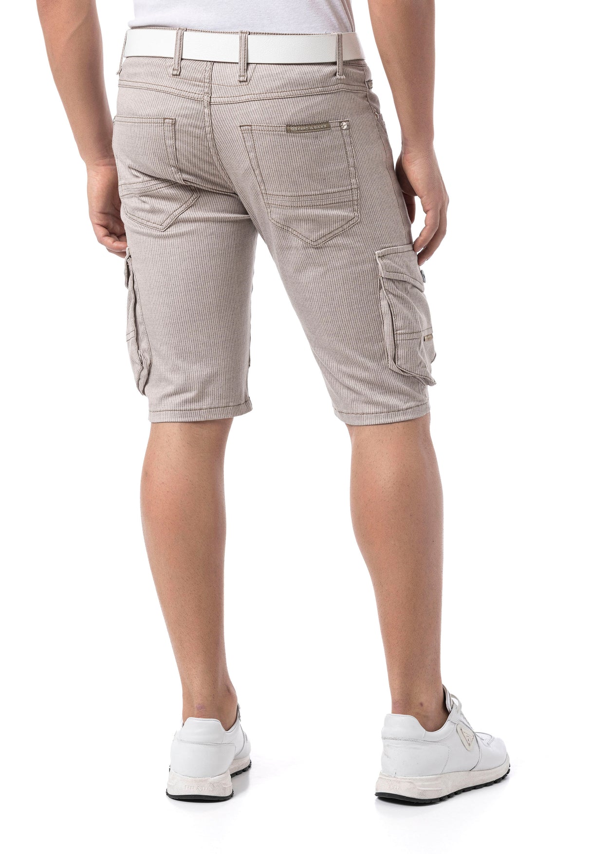 CK297– Men Capri Pants with zipper