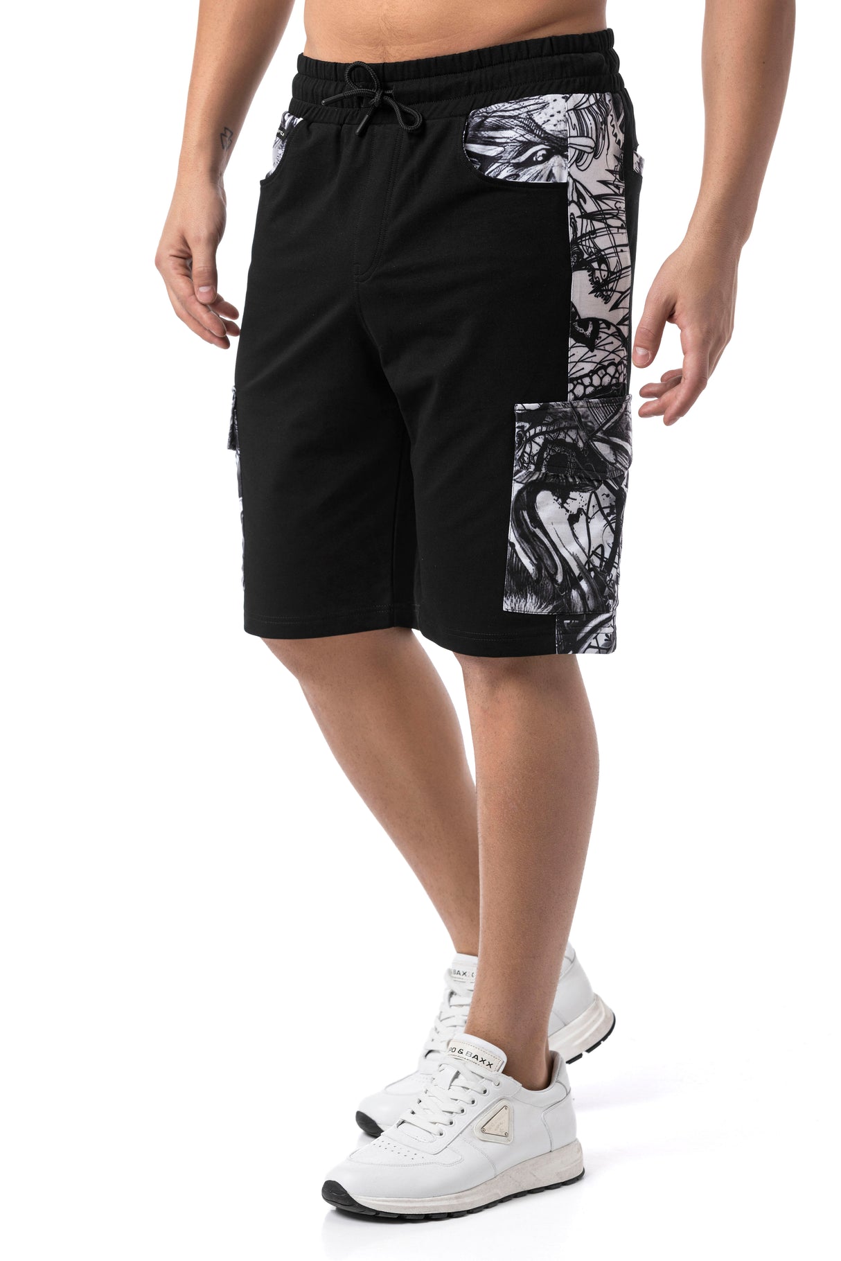 CK298 szorty męskie capri