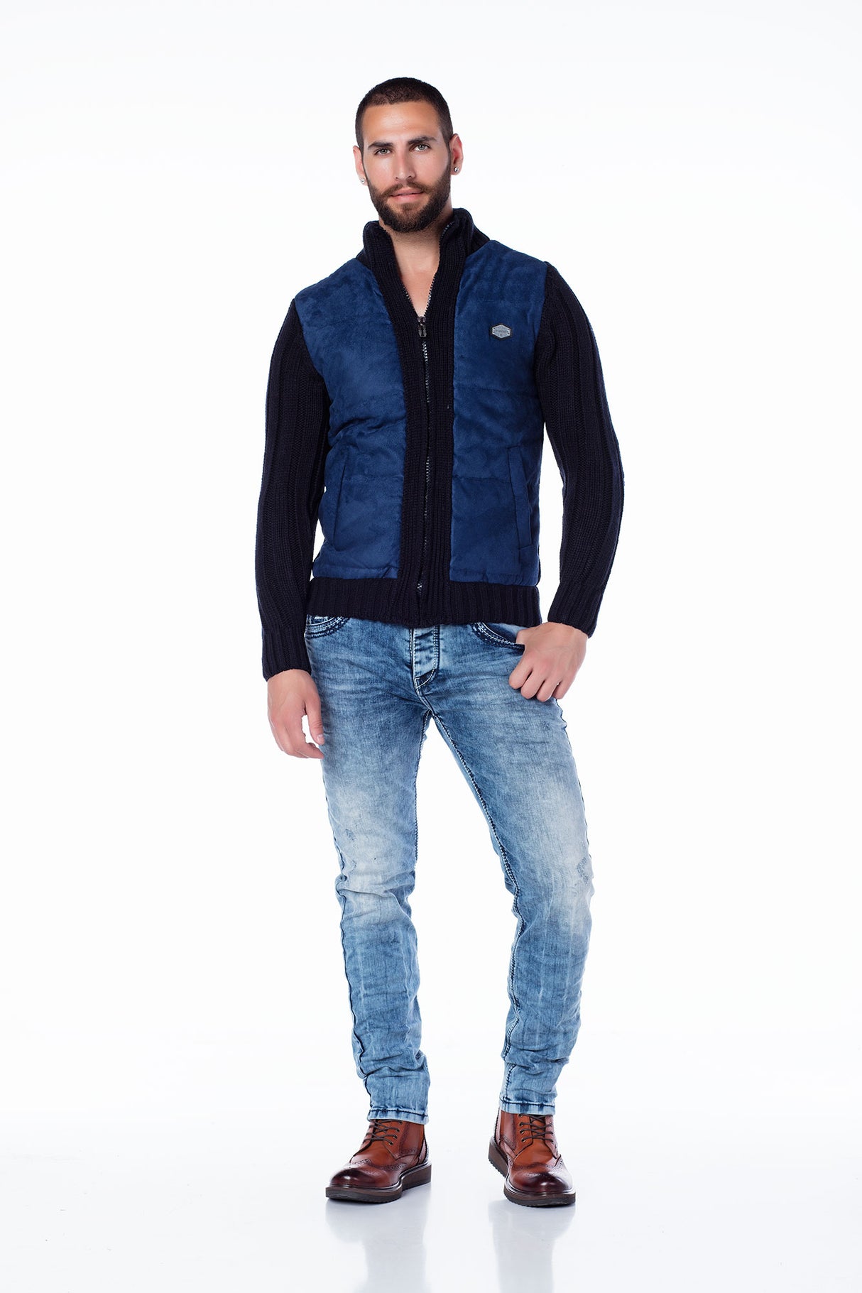 SWEATER CP136 CAMEL MEN