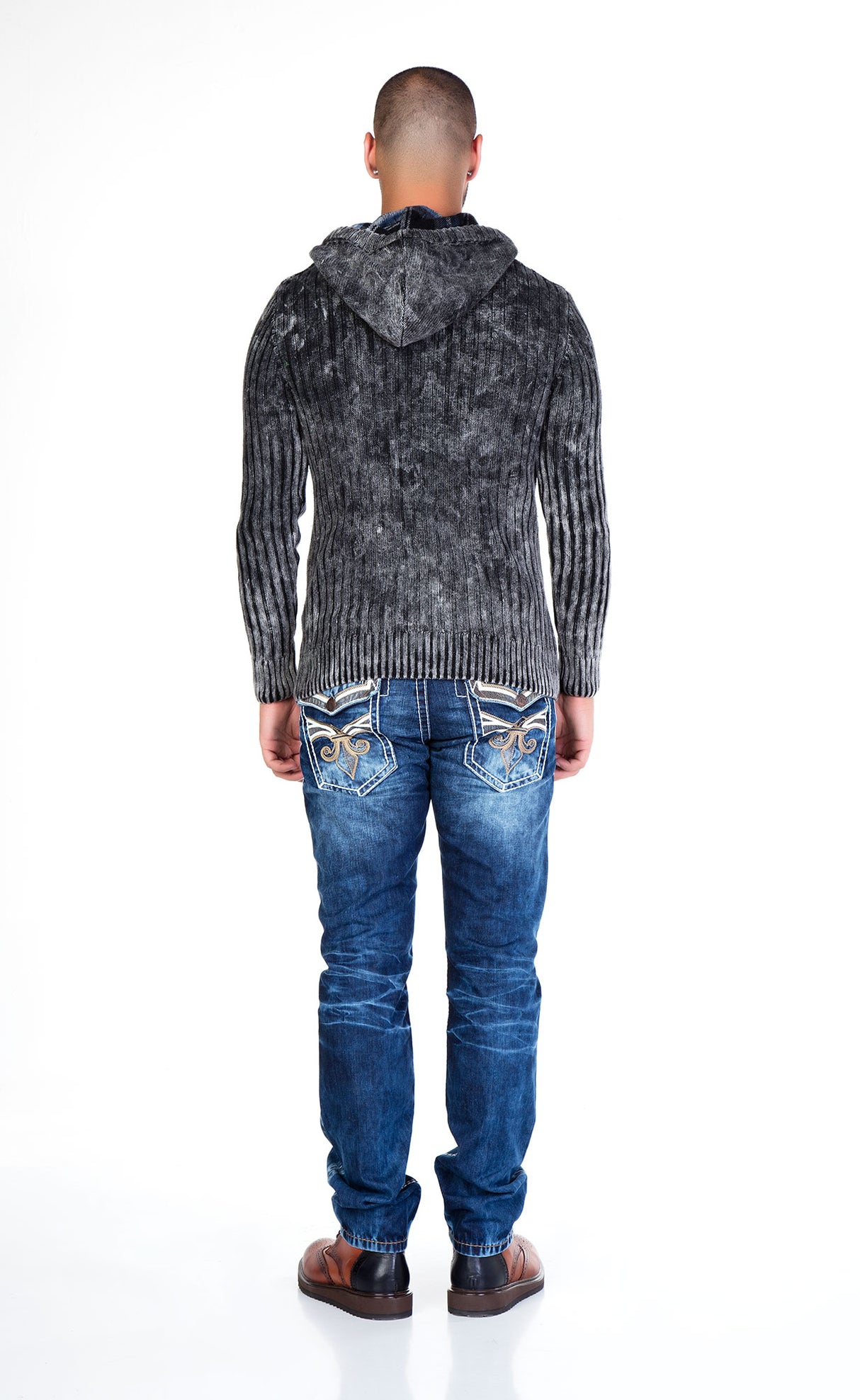 CD287 jeansy z ozdobnymi kieszeniami