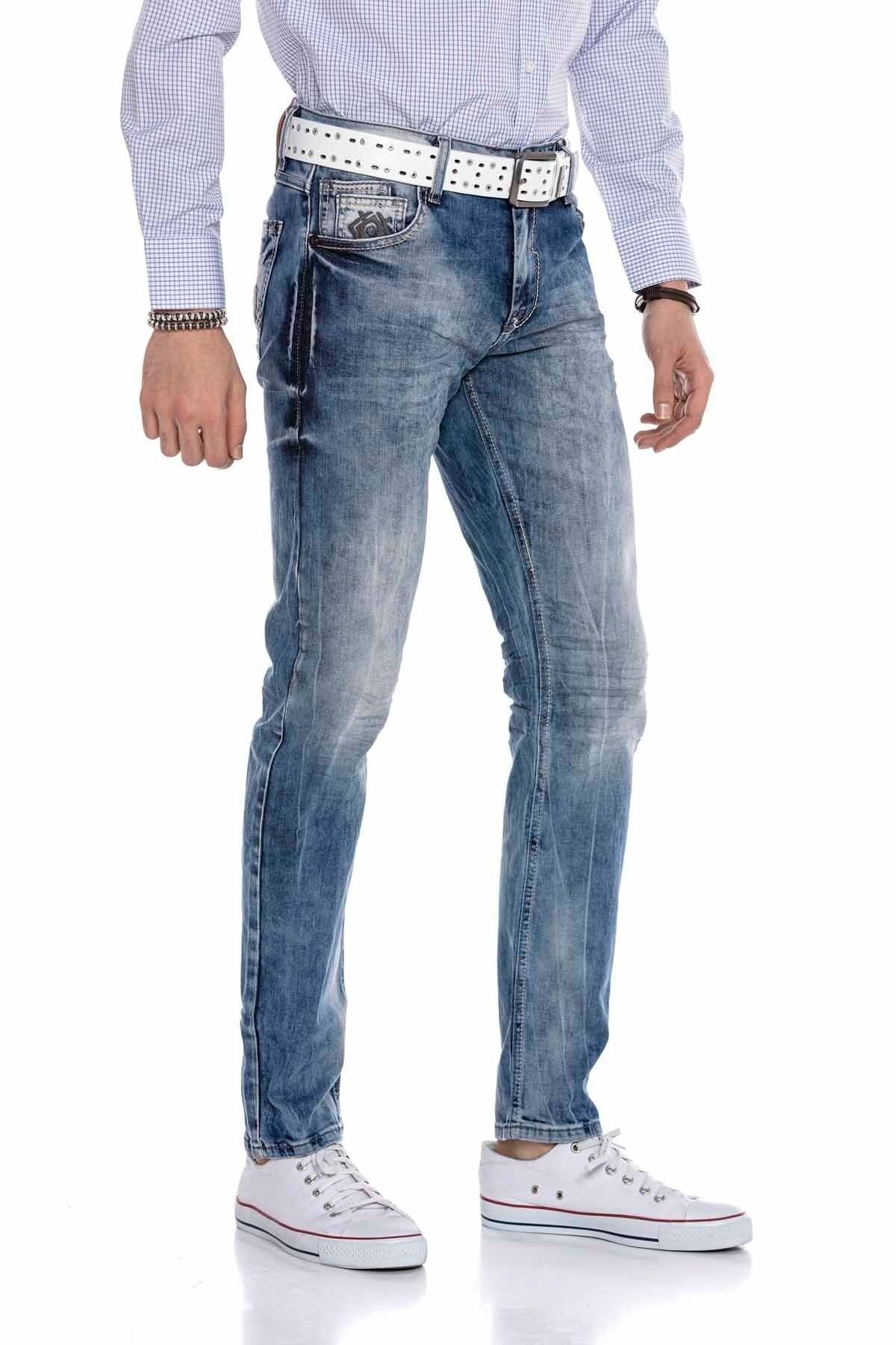 CD319 jeansy proste slim fit