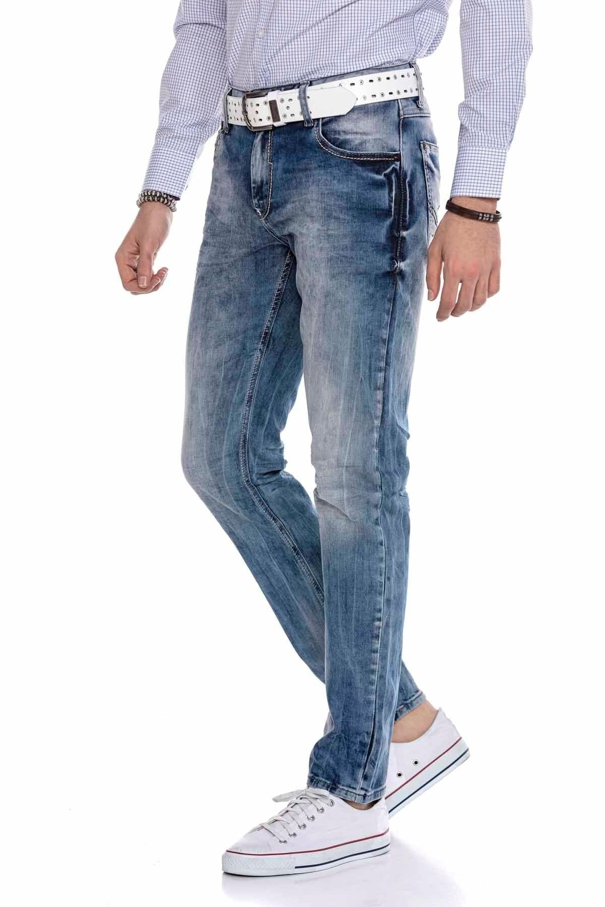 CD319 jeansy proste slim fit