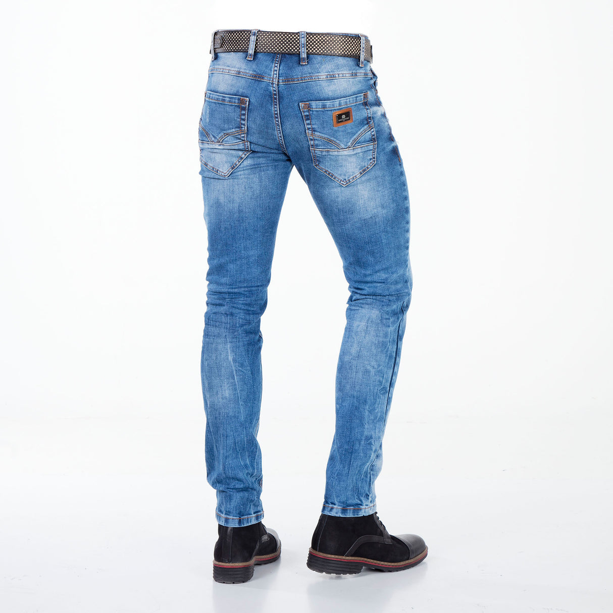 CD350 jeansy z ozdobnym szwem