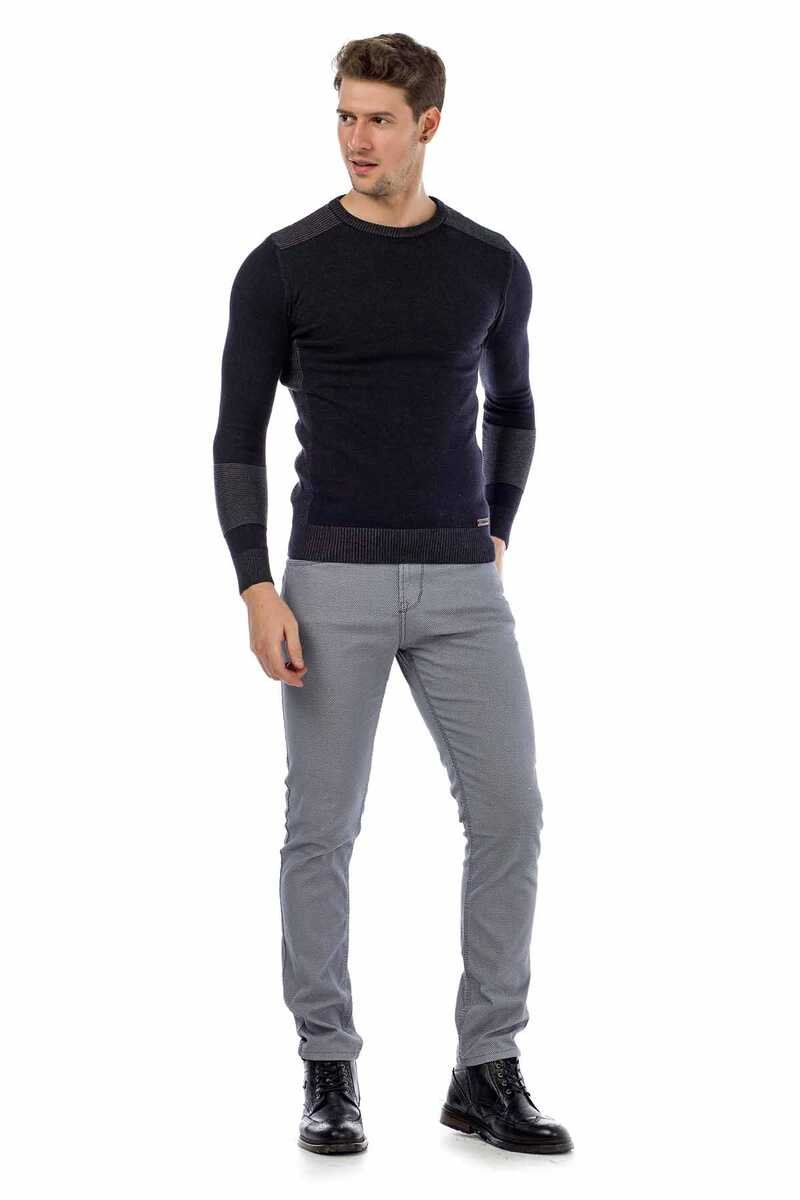 CD432 spodnie tkaninowe slim fit