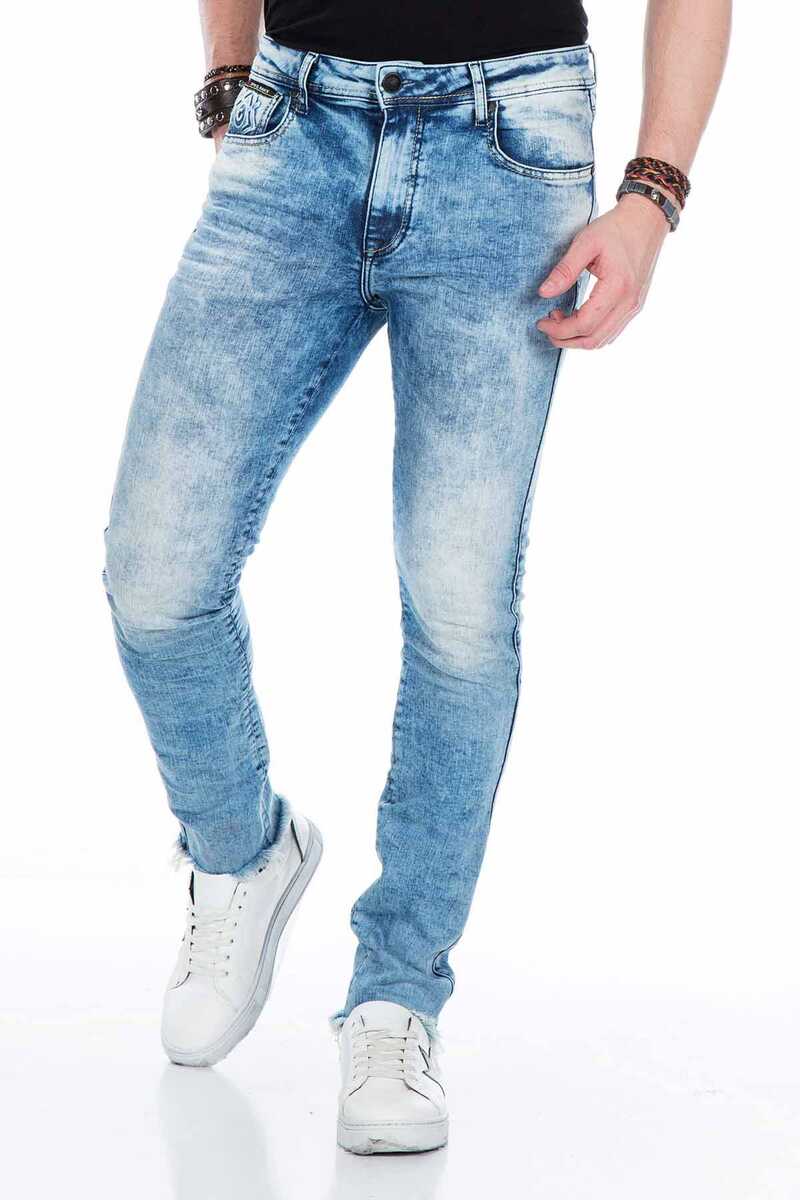 CD445 jeansy proste slim fit