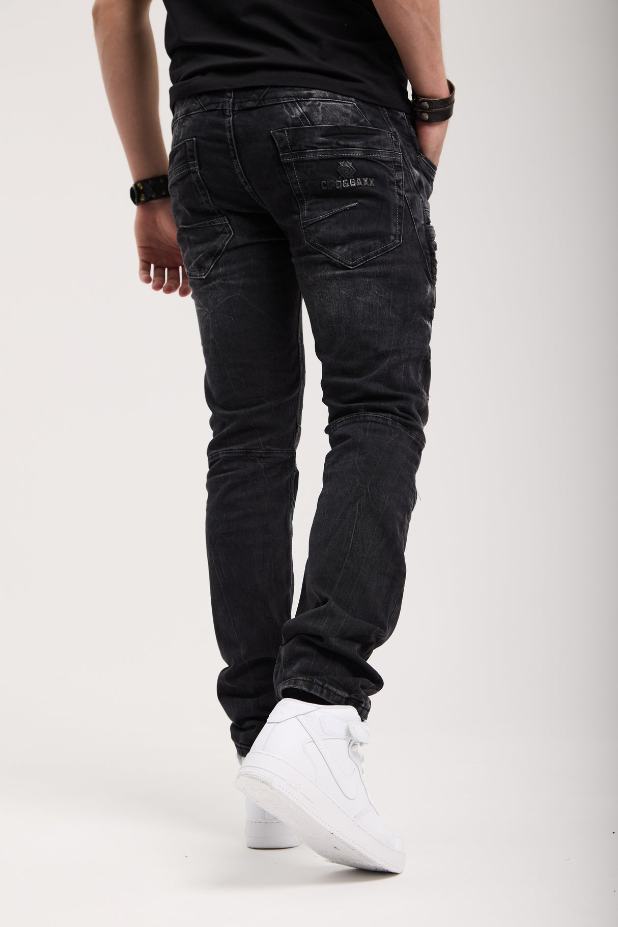 CD491 spodnie slim-fit