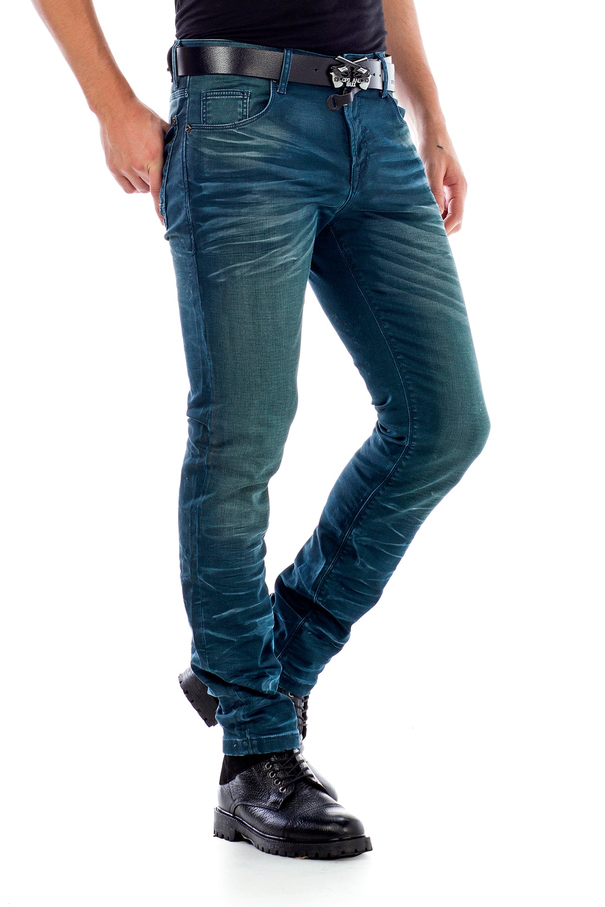CD492 Jeans Slim-Fit per Uomo