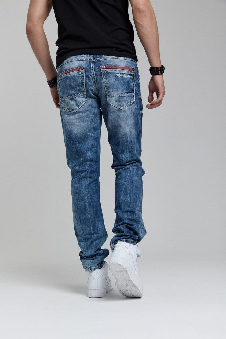 CD520 jeansy męskie sprane