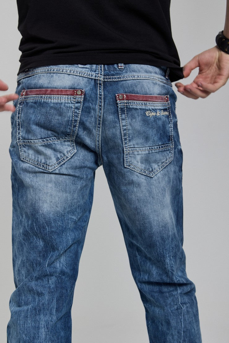 CD520 jeansy męskie sprane