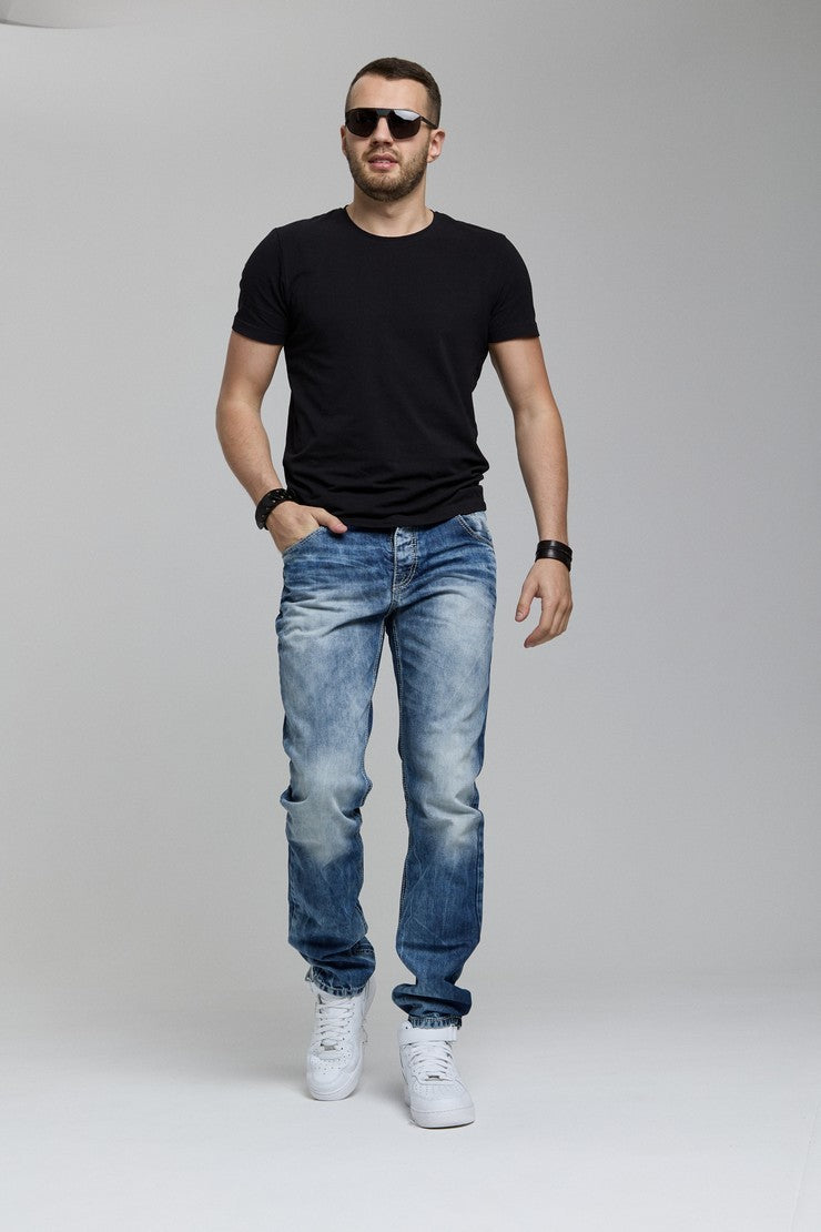 CD520 jeansy męskie sprane