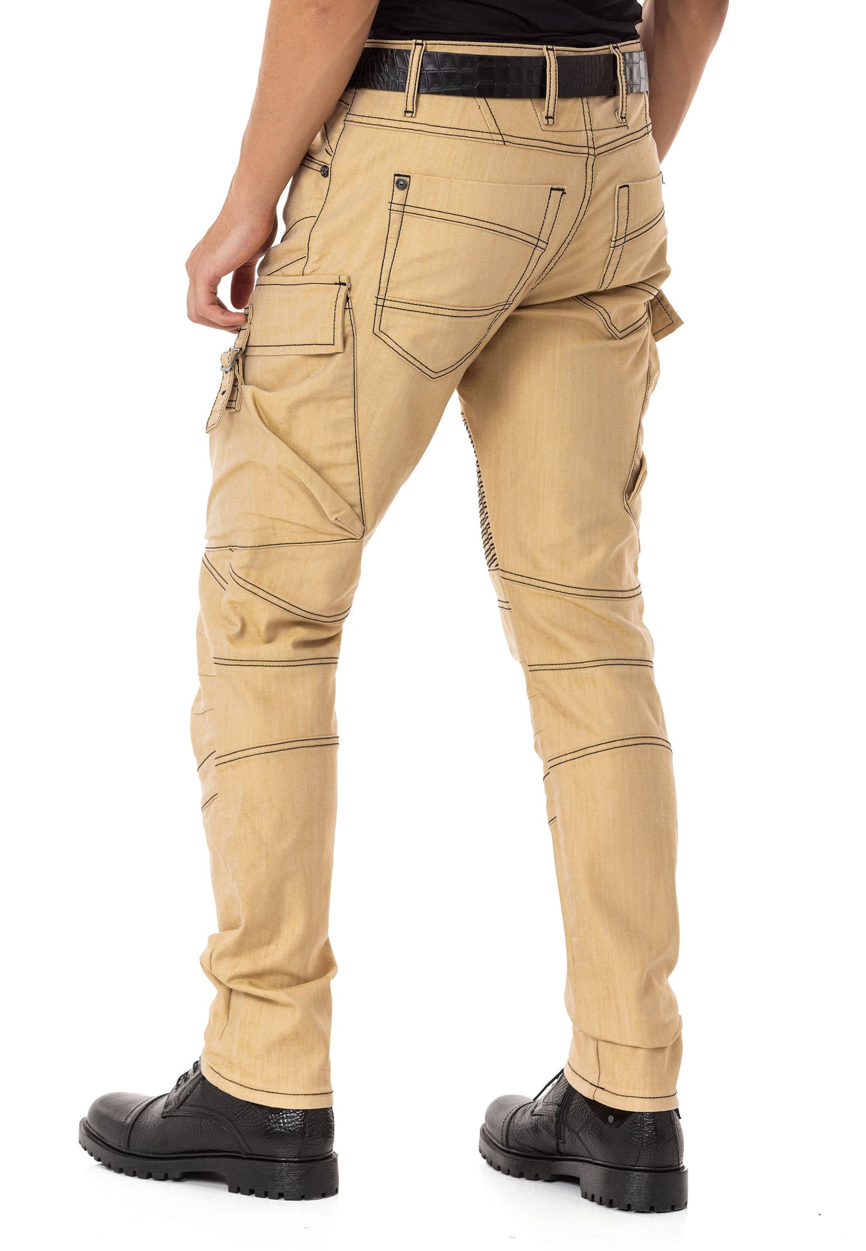 CD523 jeansy cargo
