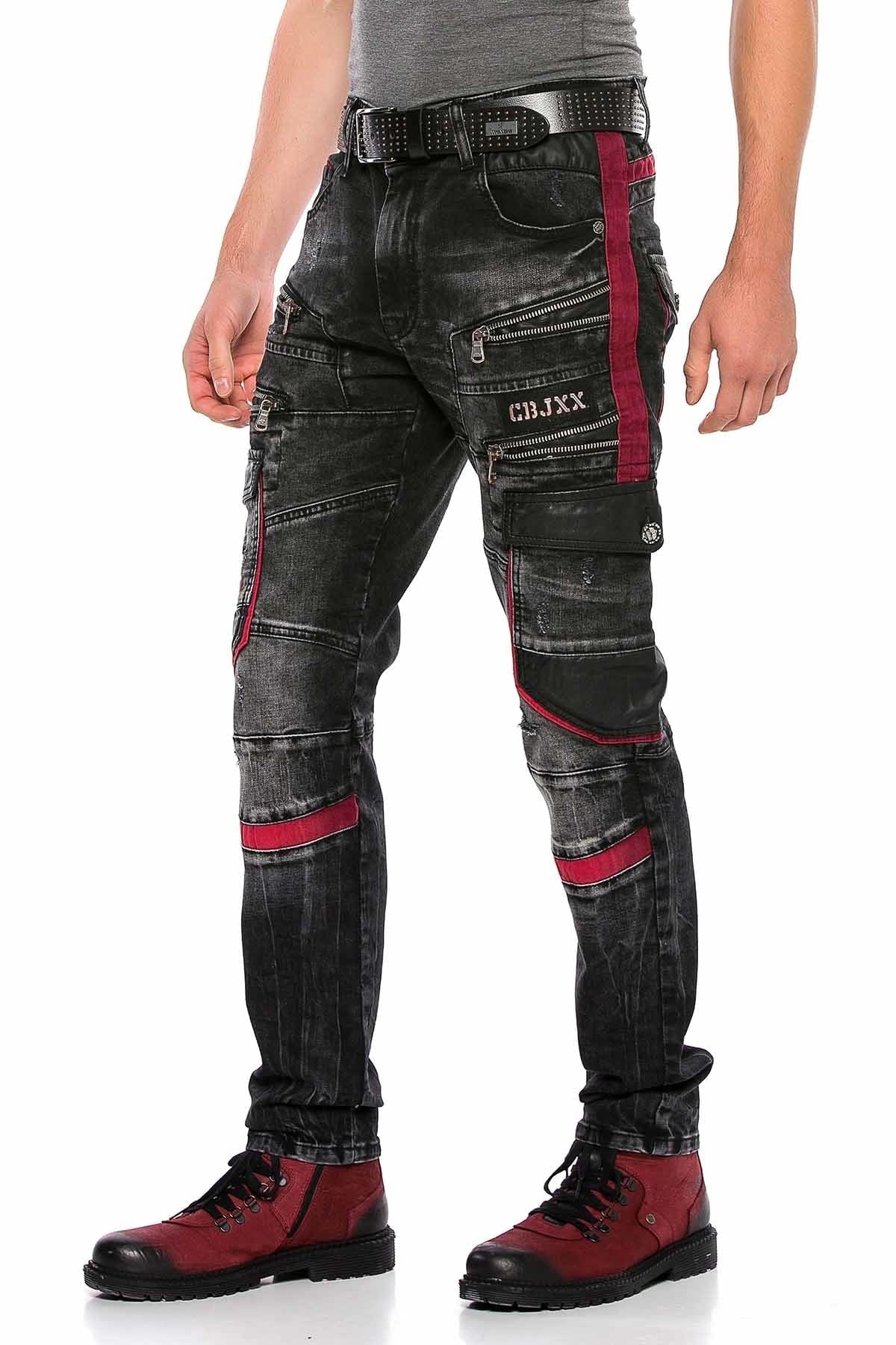 Jeans in forma CD561 uomini con elementi sorprendenti