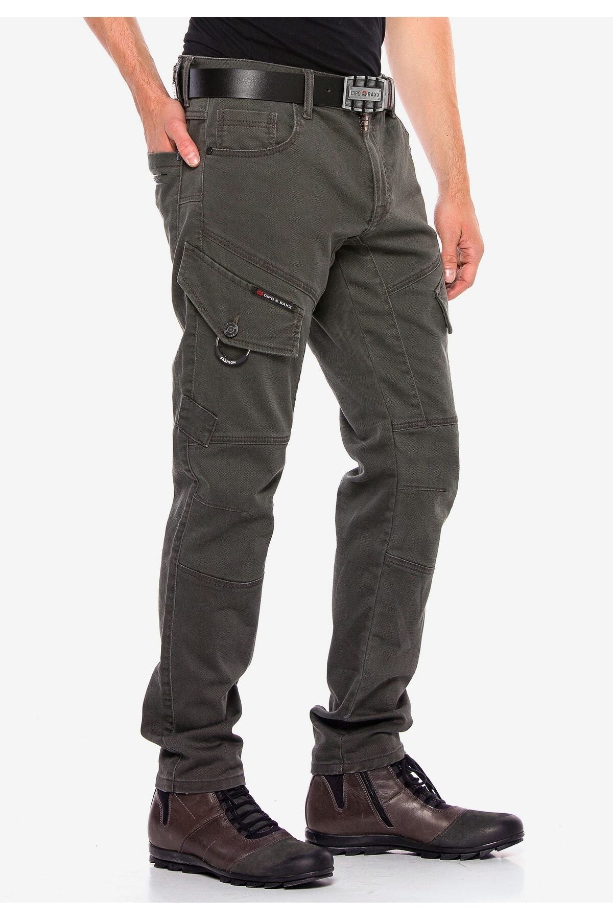 CD566 jeansy w stylu cargo