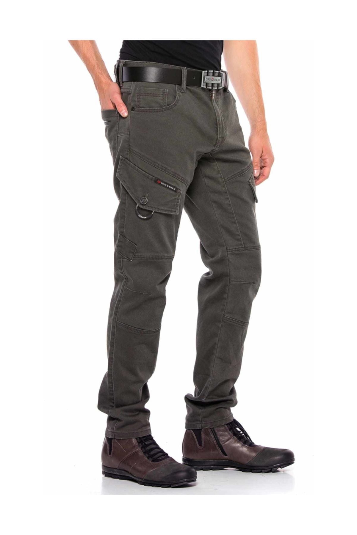 CD566 jeansy w stylu cargo