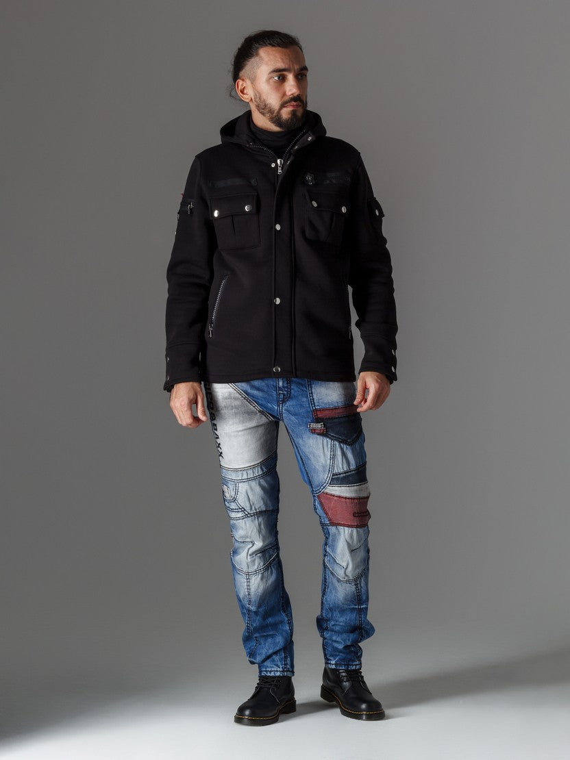 CD574 jeansy męskie w ekstrawaganckim stylu