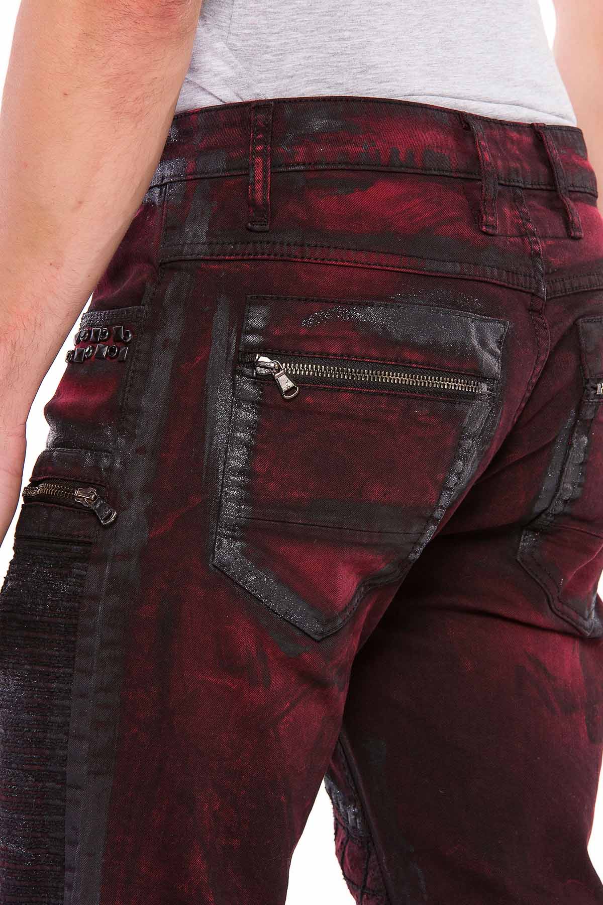 CD581 Herren bequeme Jeans im Regular Fit-Schnitt