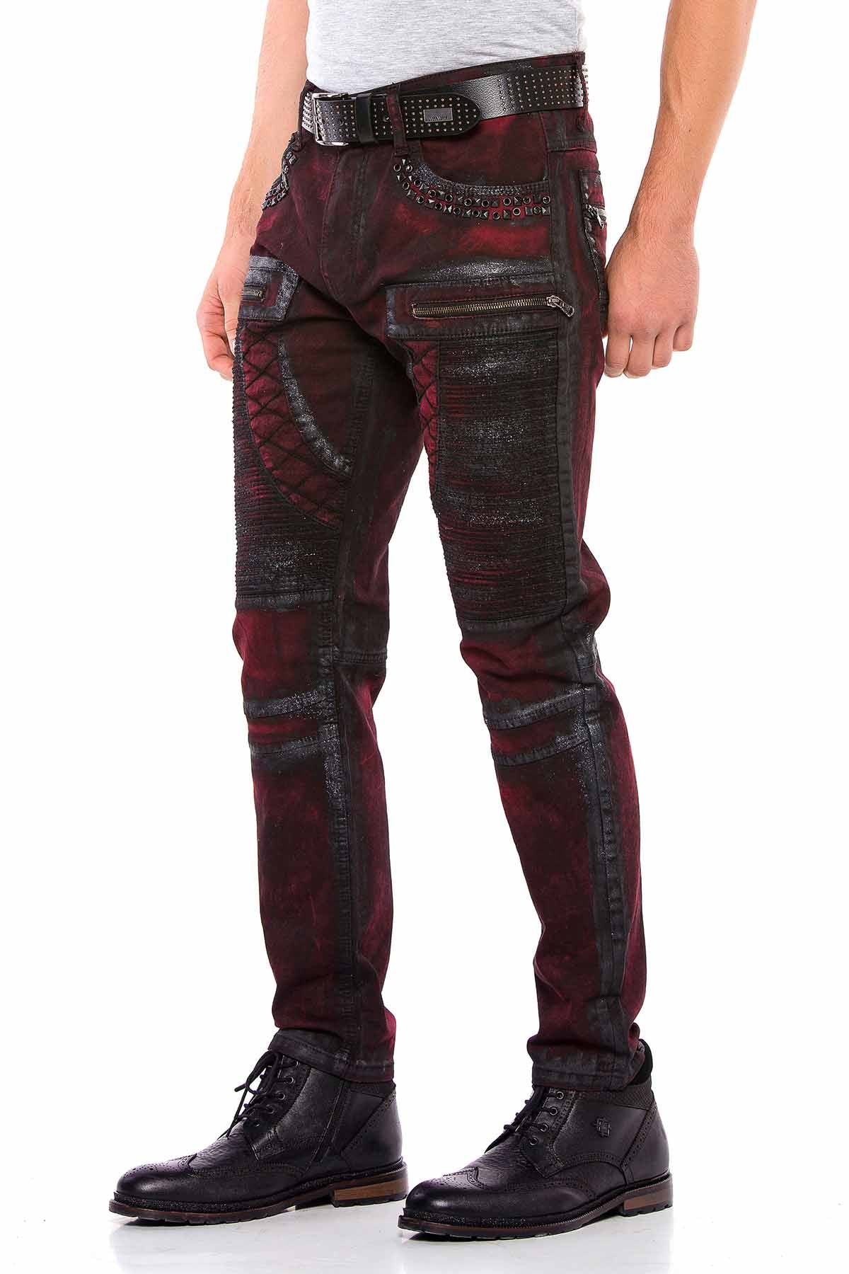 CD581 Herren bequeme Jeans im Regular Fit-Schnitt