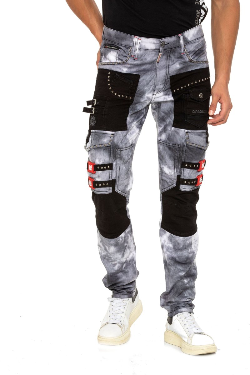 CD805 spodnie w ekstrawaganckim stylu