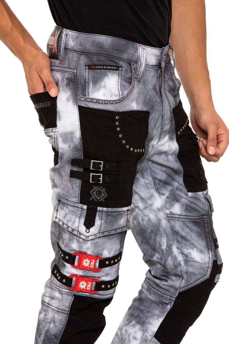 CD805 spodnie w ekstrawaganckim stylu