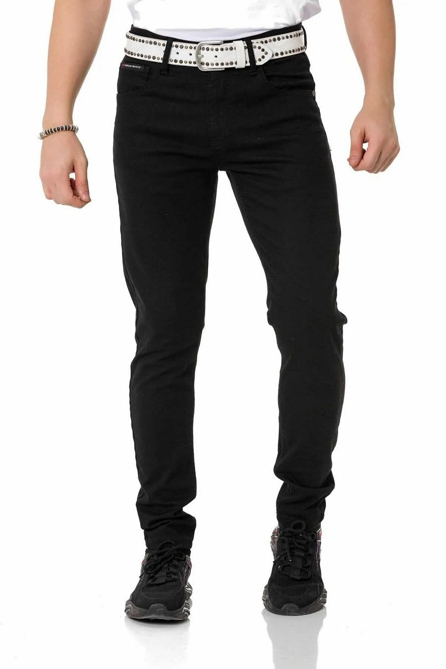 CD820 Jeansy męskie Slim-Fit Basic Look